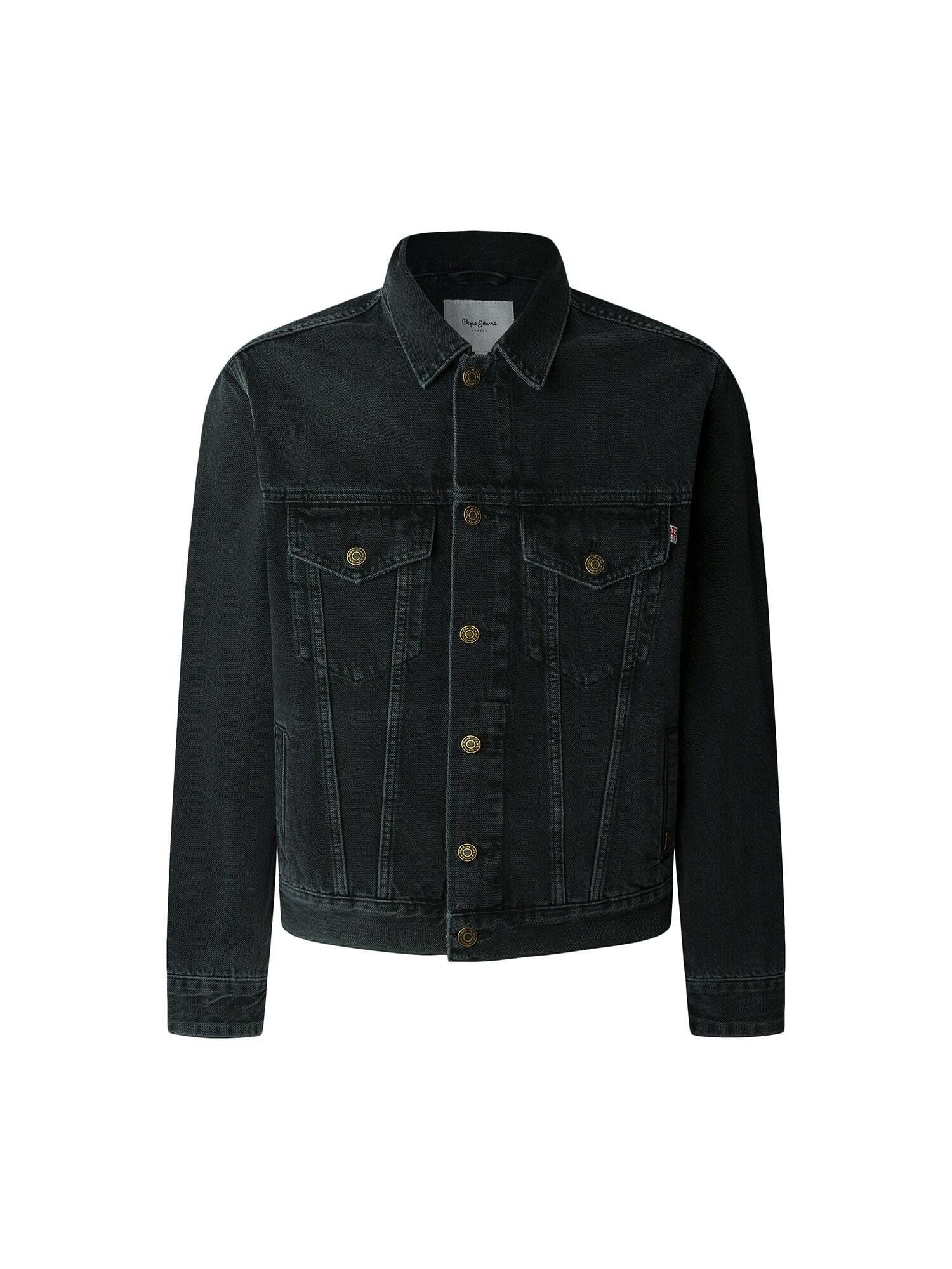 Pepe Jeans Átmeneti dzseki  fekete farmer akciós termékkép 1