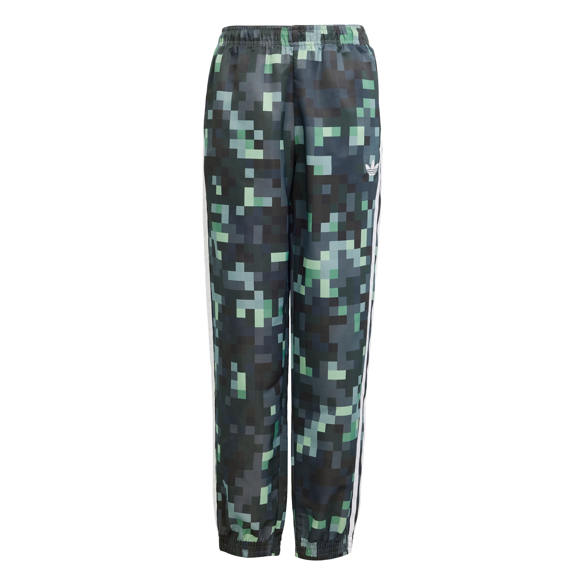 ADIDAS ORIGINALS Pantaloni Adidas Originals x Minecraft  gri închis / kaki / verde pastel / alb