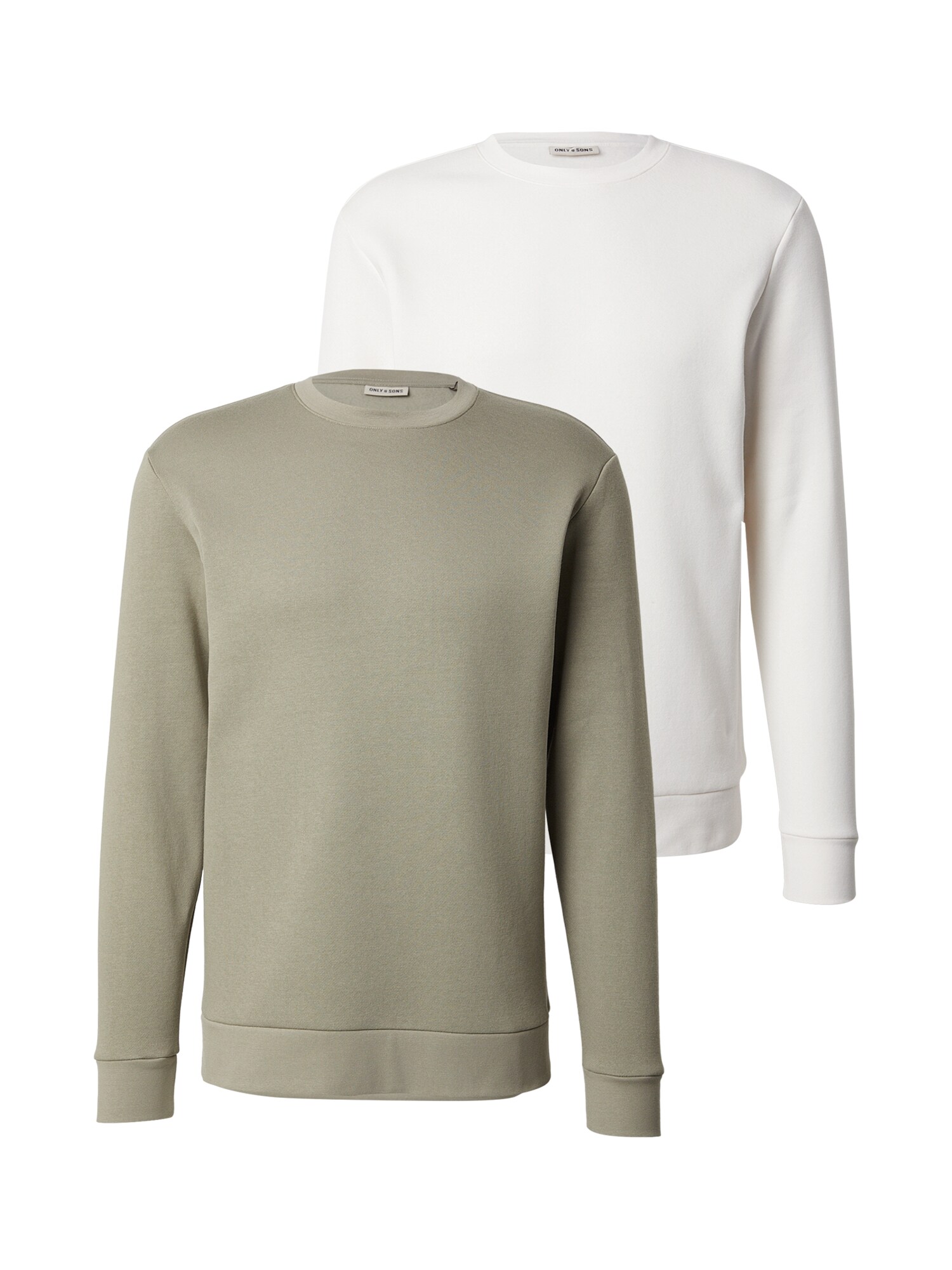 Only & Sons Majica 'ONSCHASE'  siva / bela