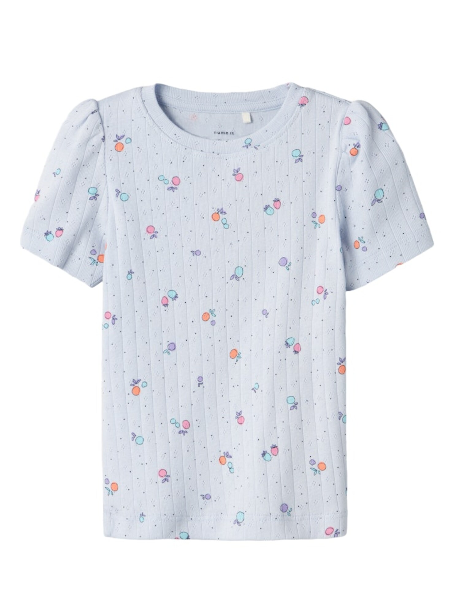 NAME IT Tricou NMFHamanda  albastru fumuriu / mov lavandă / portocaliu / roz deschis