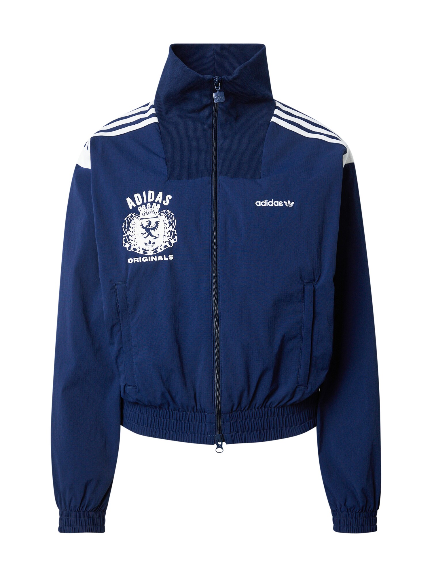 ADIDAS ORIGINALS Átmeneti dzseki 'MASCOTTE'  kék / fehér akciós termékkép 1