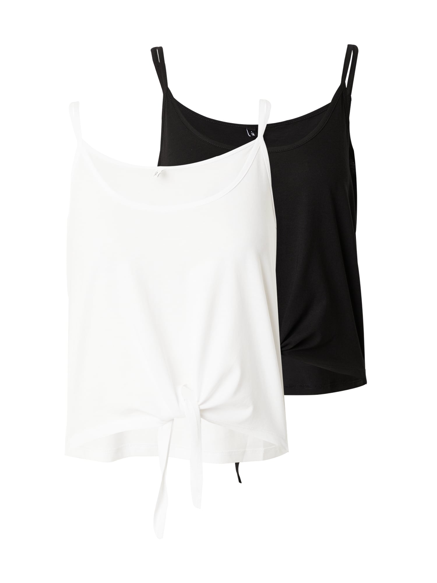 ONLY Top MAY  negru / alb