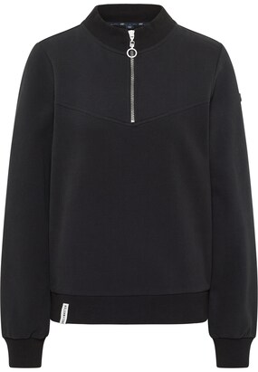 DreiMaster Maritim Sweatshirt ‘Bridgeport’ Zwart