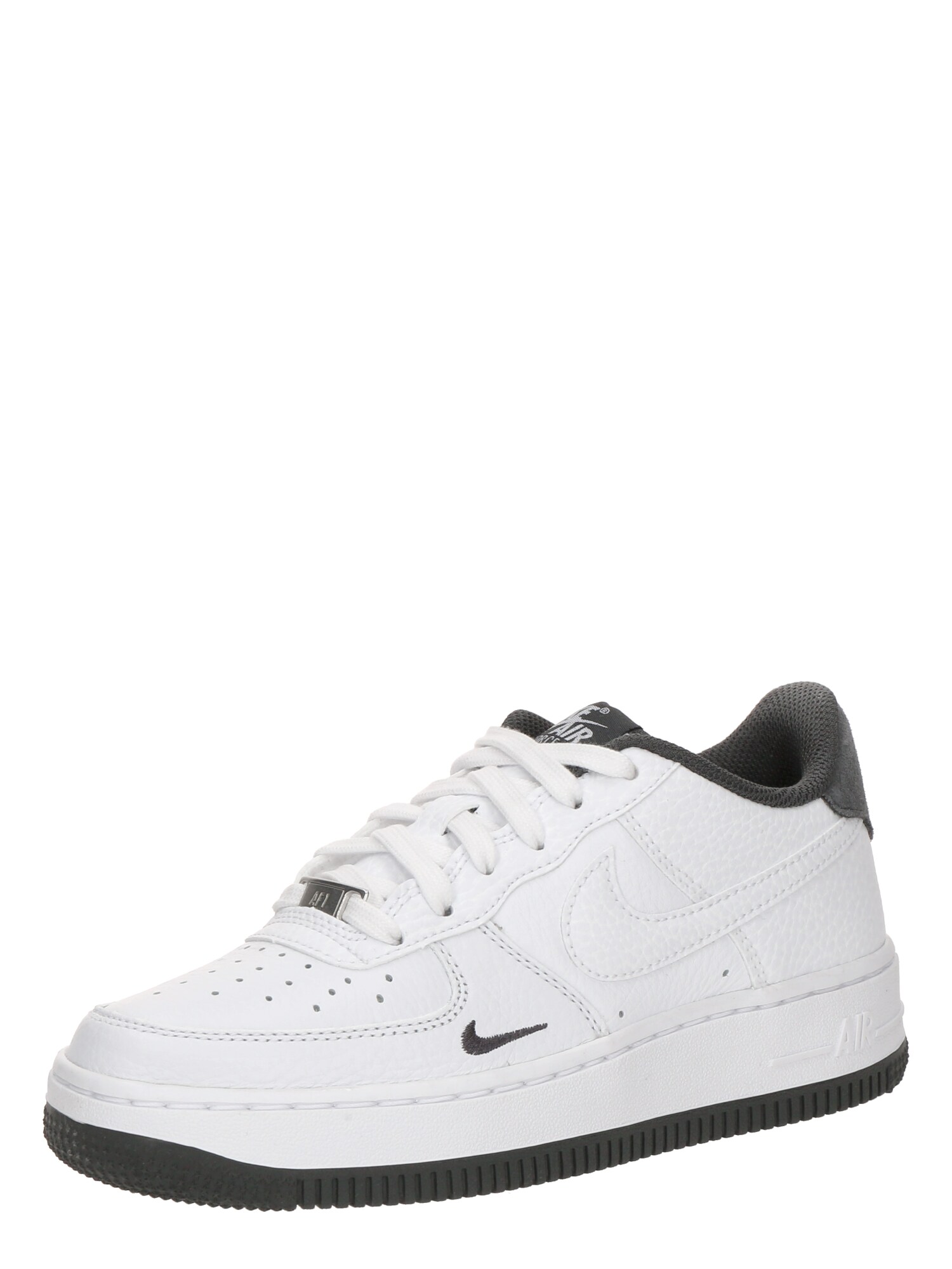 Nike Sportswear Sneaker 'Air Force 1' Gri Metalic / Alb-image