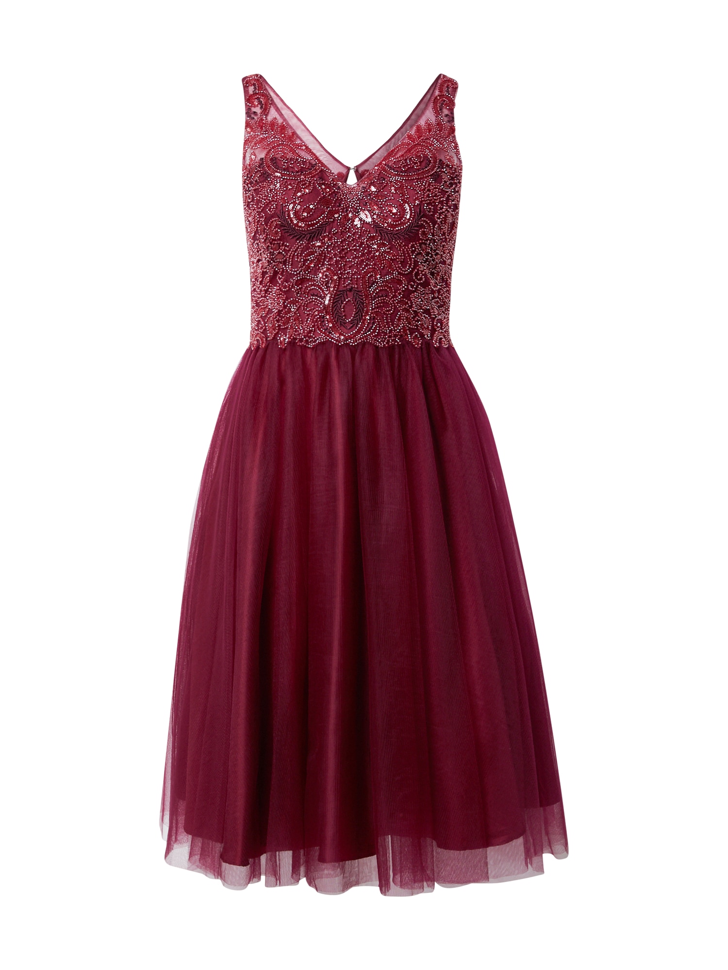 Laona Kokteilinė suknelė vyšninė spalva