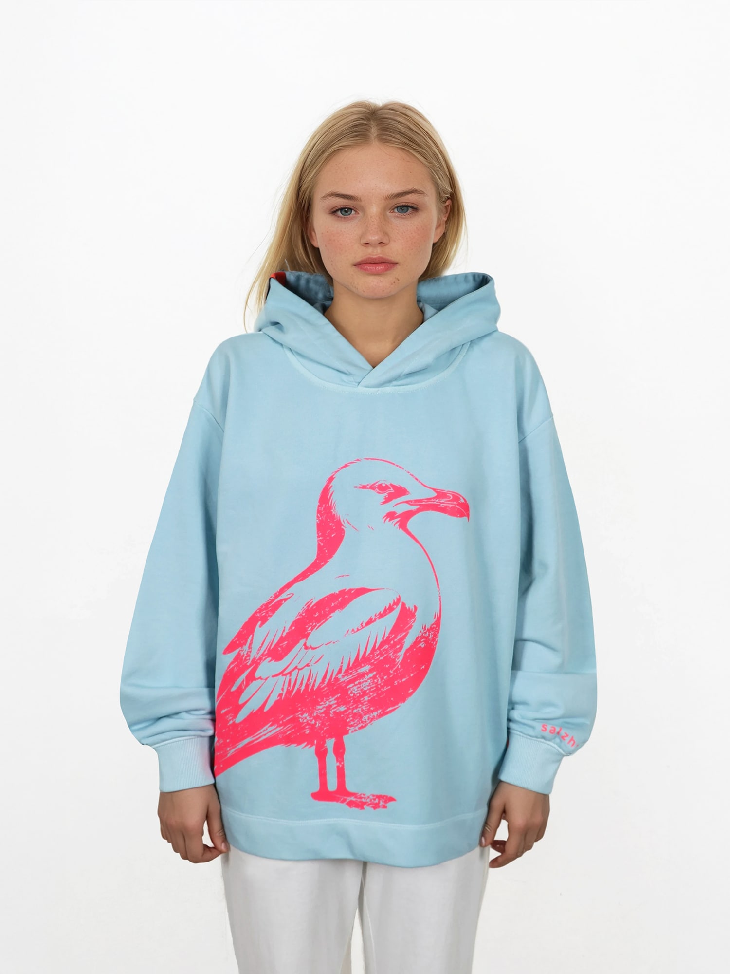 Salzhaut Sweatshirt Lichtblauw / Lichtroze