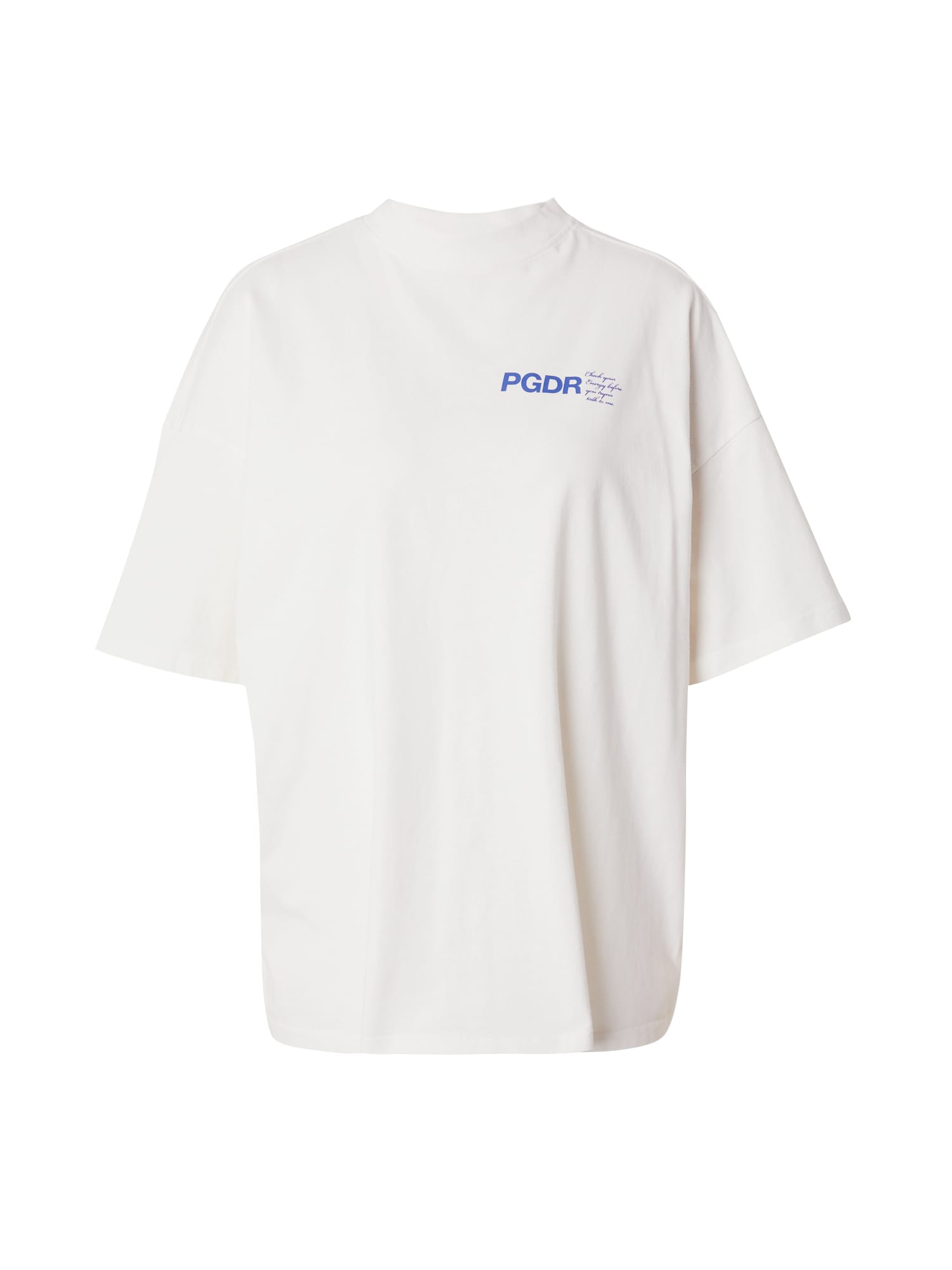 Pegador Oversize tričko 'HABANA'  enciánová / biela