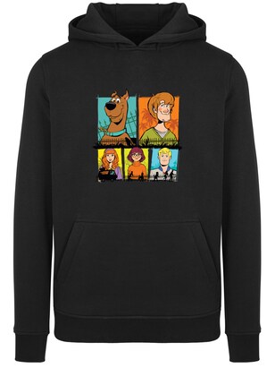 F4NT4STIC Sweatshirt ‘Group Frames’ Hemelsblauw / Karamel / Groen / Zwart