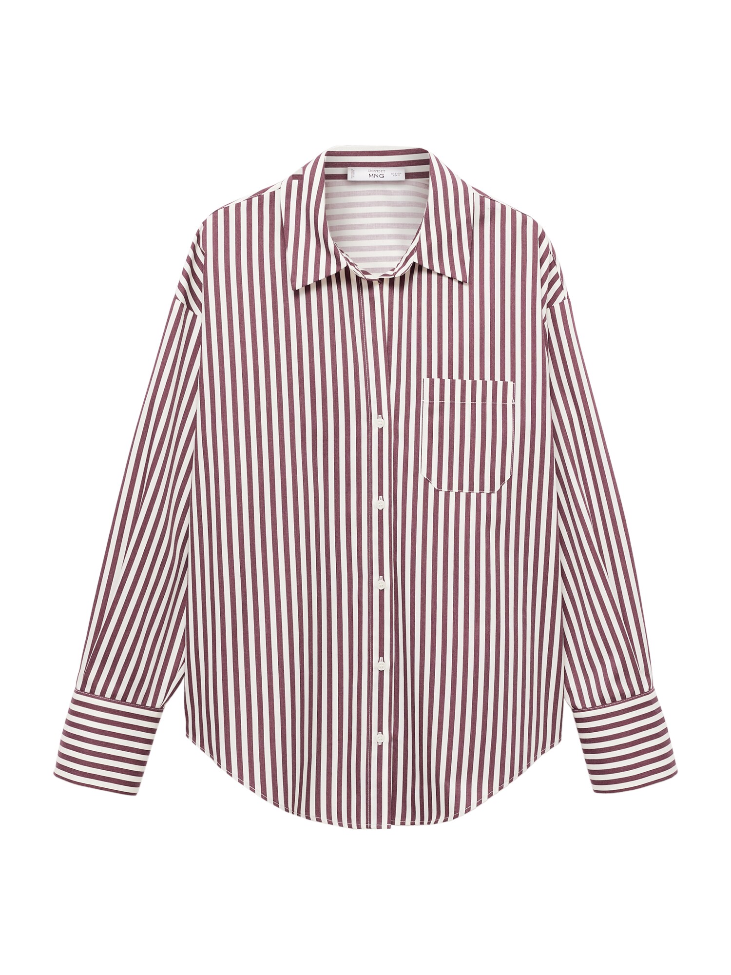 MANGO Blúzka 'FONTANA'  nebielená / farba lesného ovocia