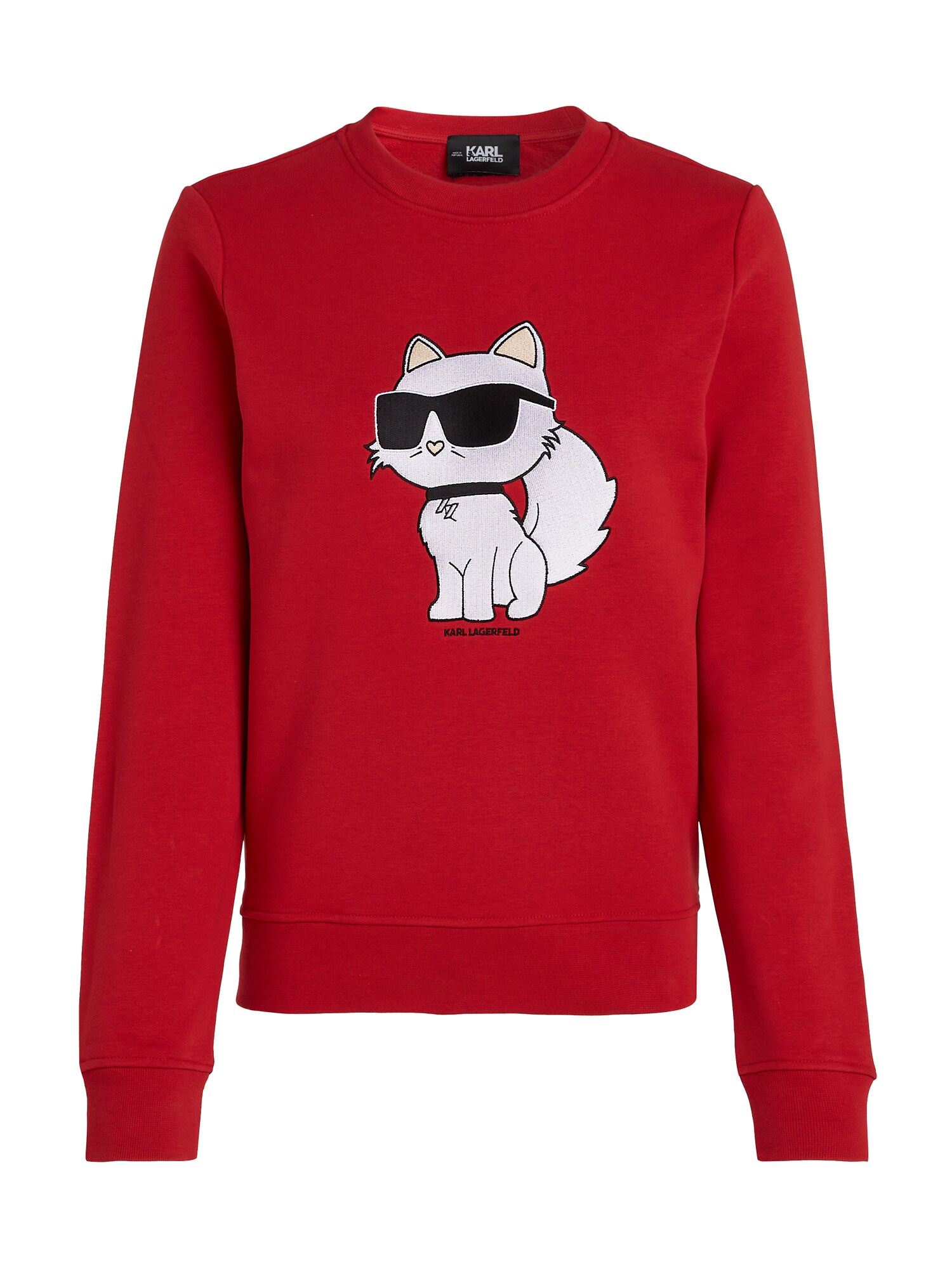 Karl Lagerfeld Mikina ' Choupette '  červená / čierna / biela