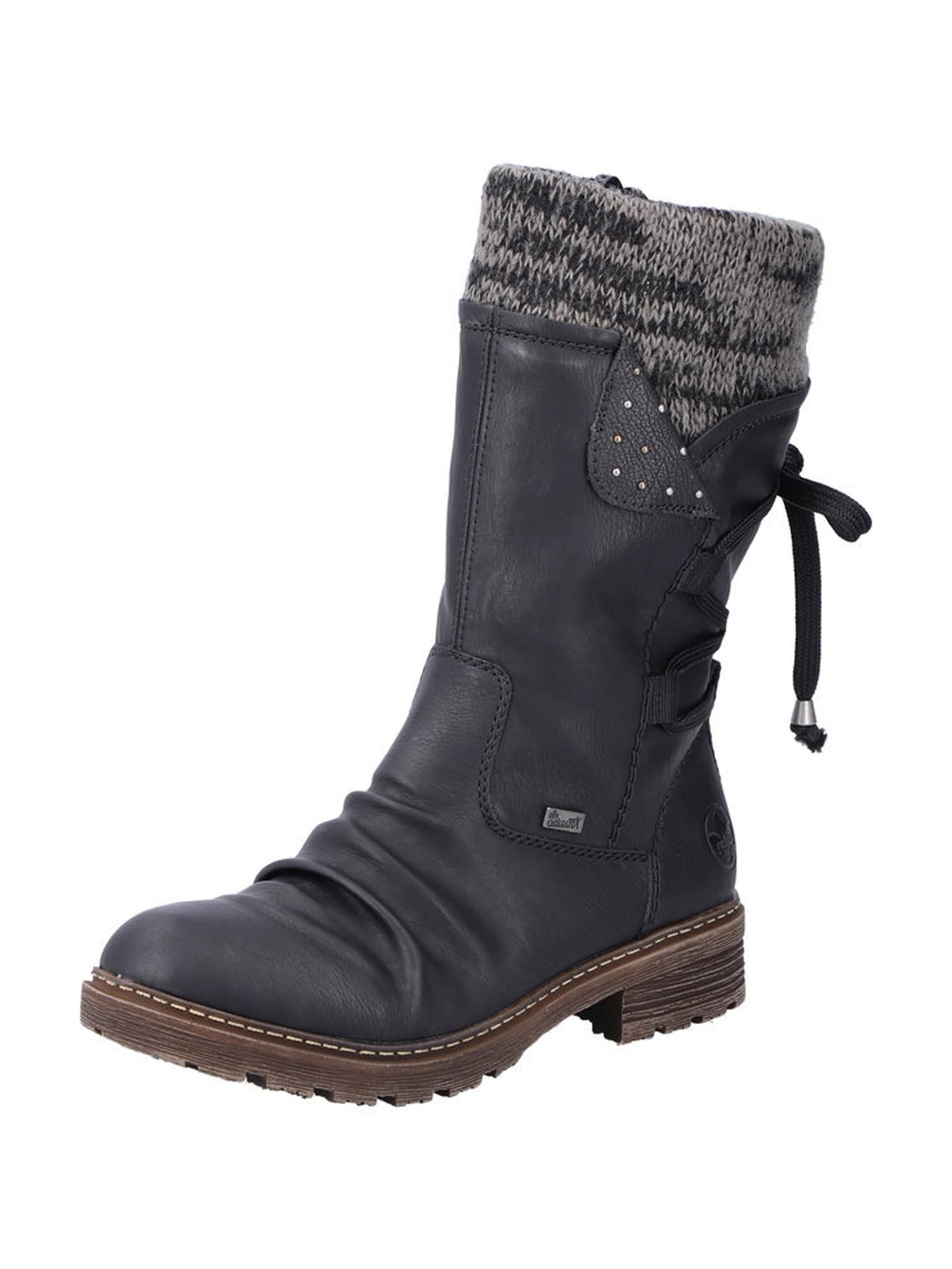 Rieker Rieker Stiefel graumeliert / schwarz