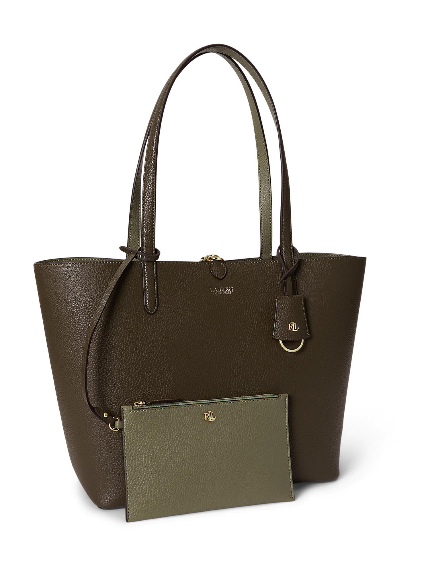 Lauren Ralph Lauren Shopper torba  maslinasta