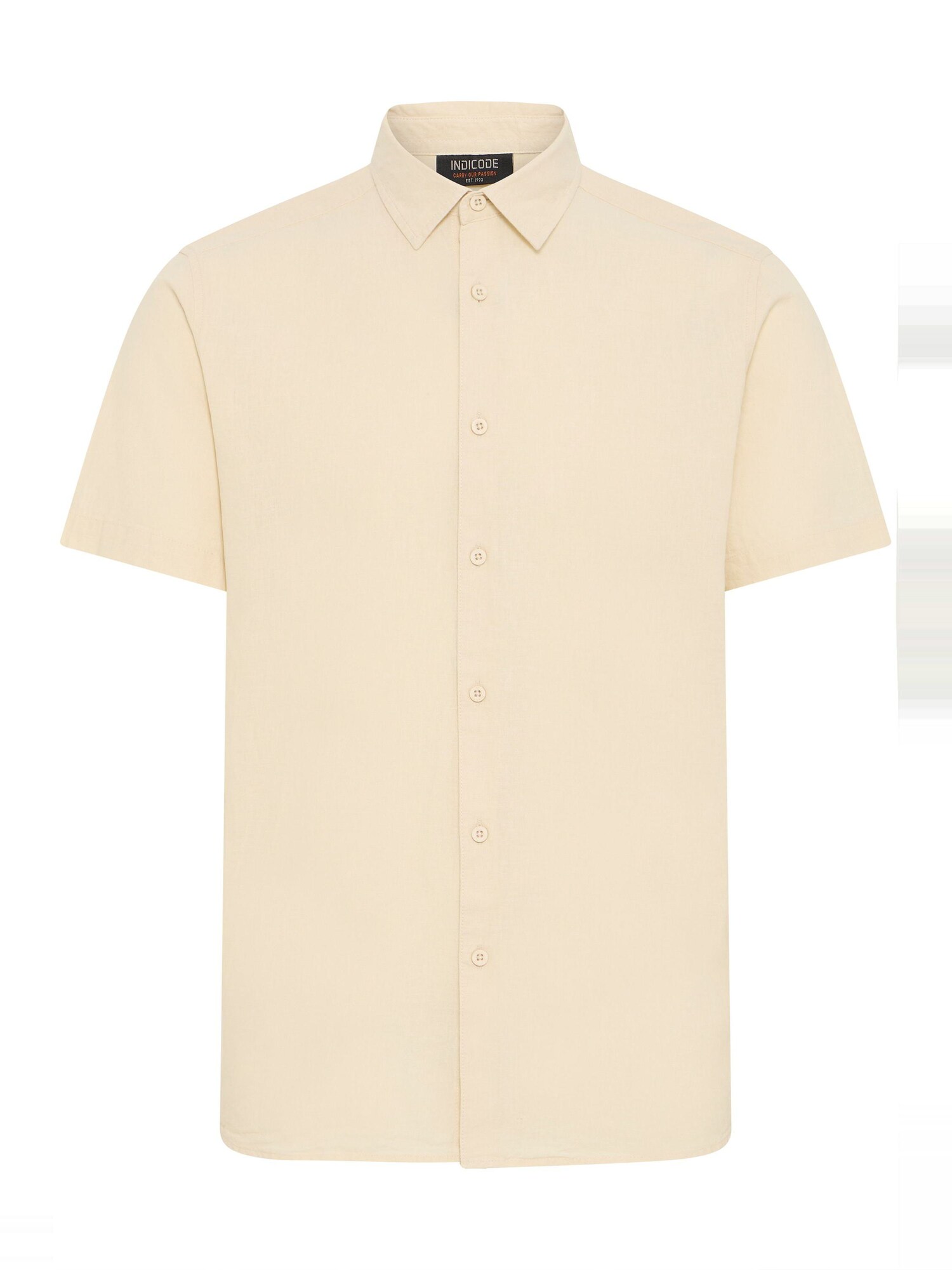 INDICODE JEANS Camisa 'IDMonk'  beige