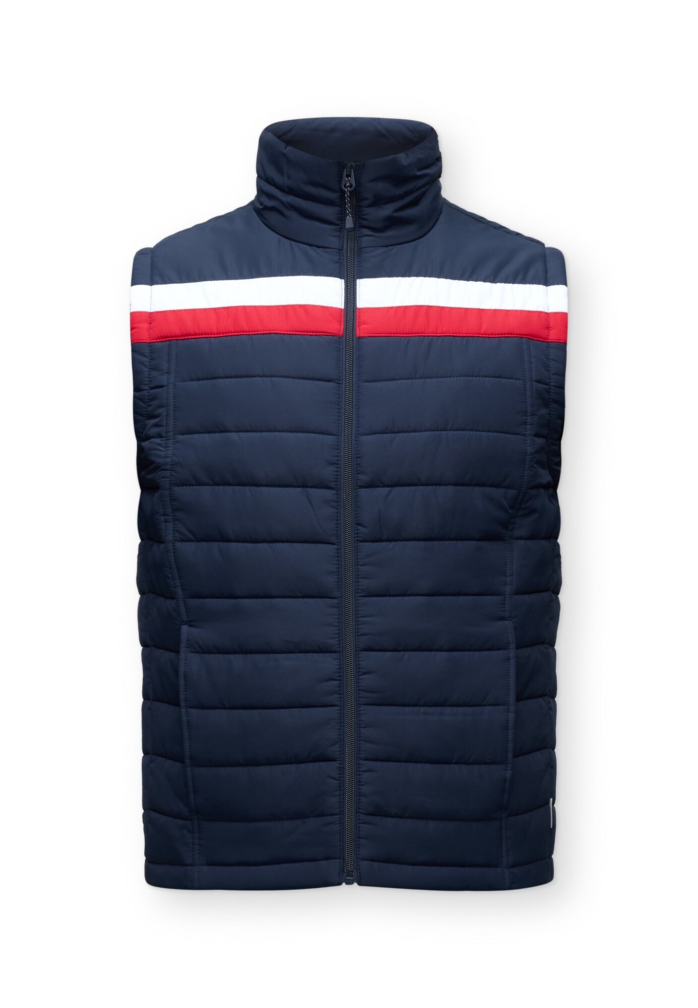 JJ Rebel Vestă JREBCOAST bleumarin / roșu / alb