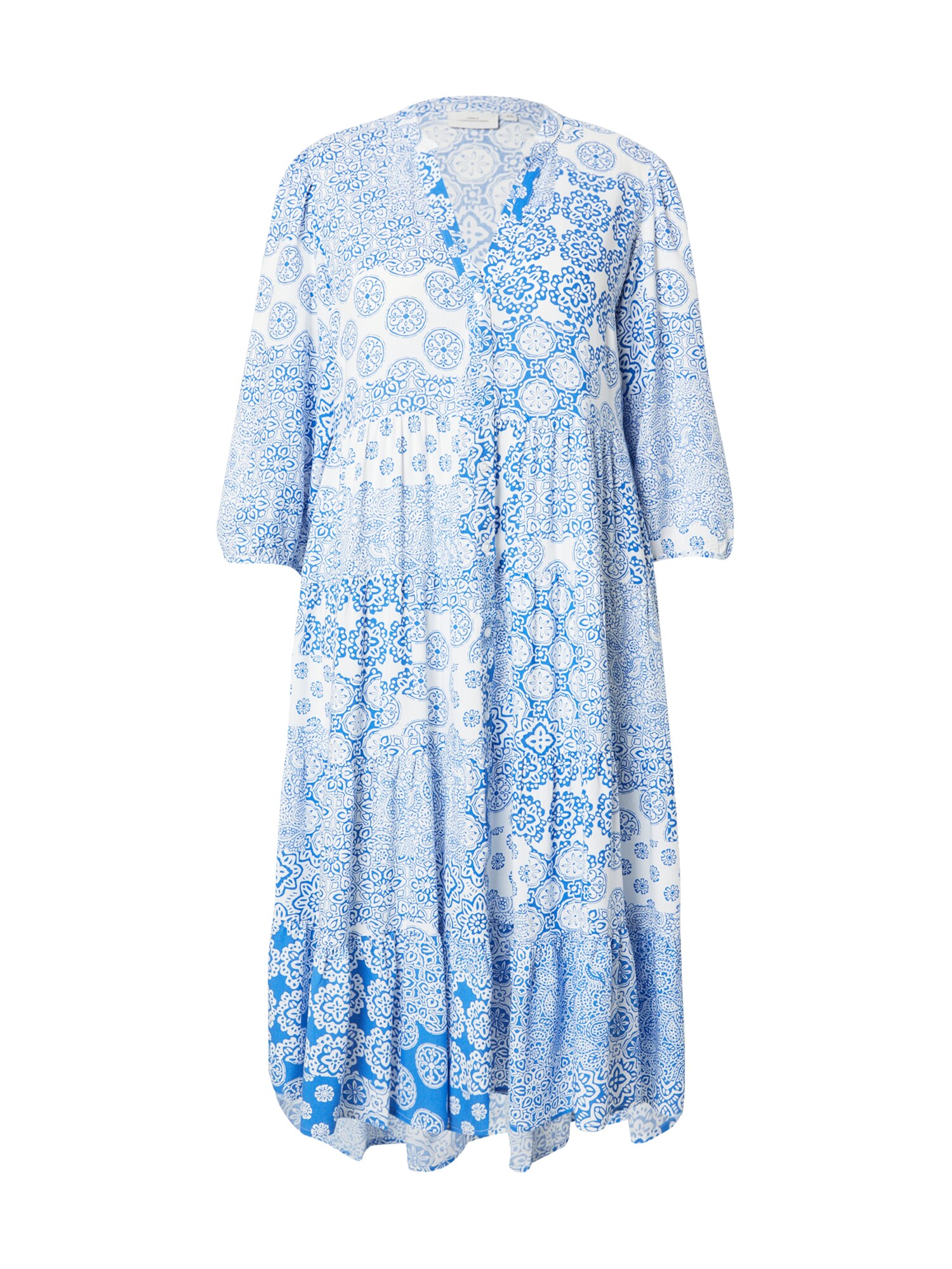 ONLY Carmakoma Rochie tip bluză CARMilana  albastru / alb