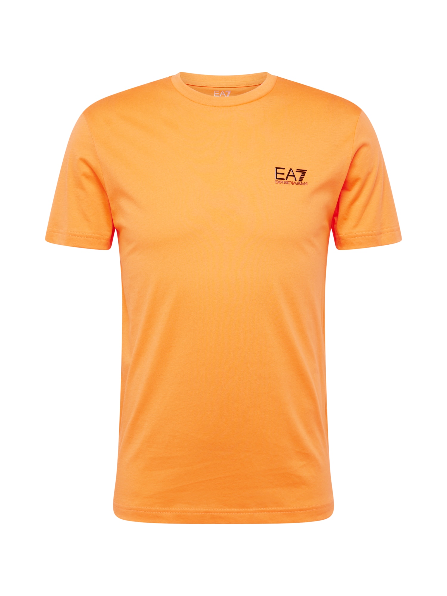 EA7 Emporio Armani Marškinėliai oranžinė / raudona / juoda