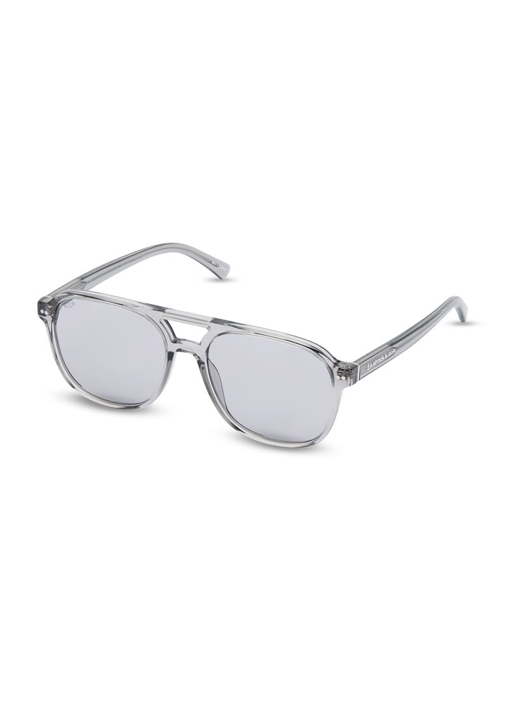 Kapten & Son Sonnenbrille 'Zurich Oversize' Herren Größe One Size grau / silber