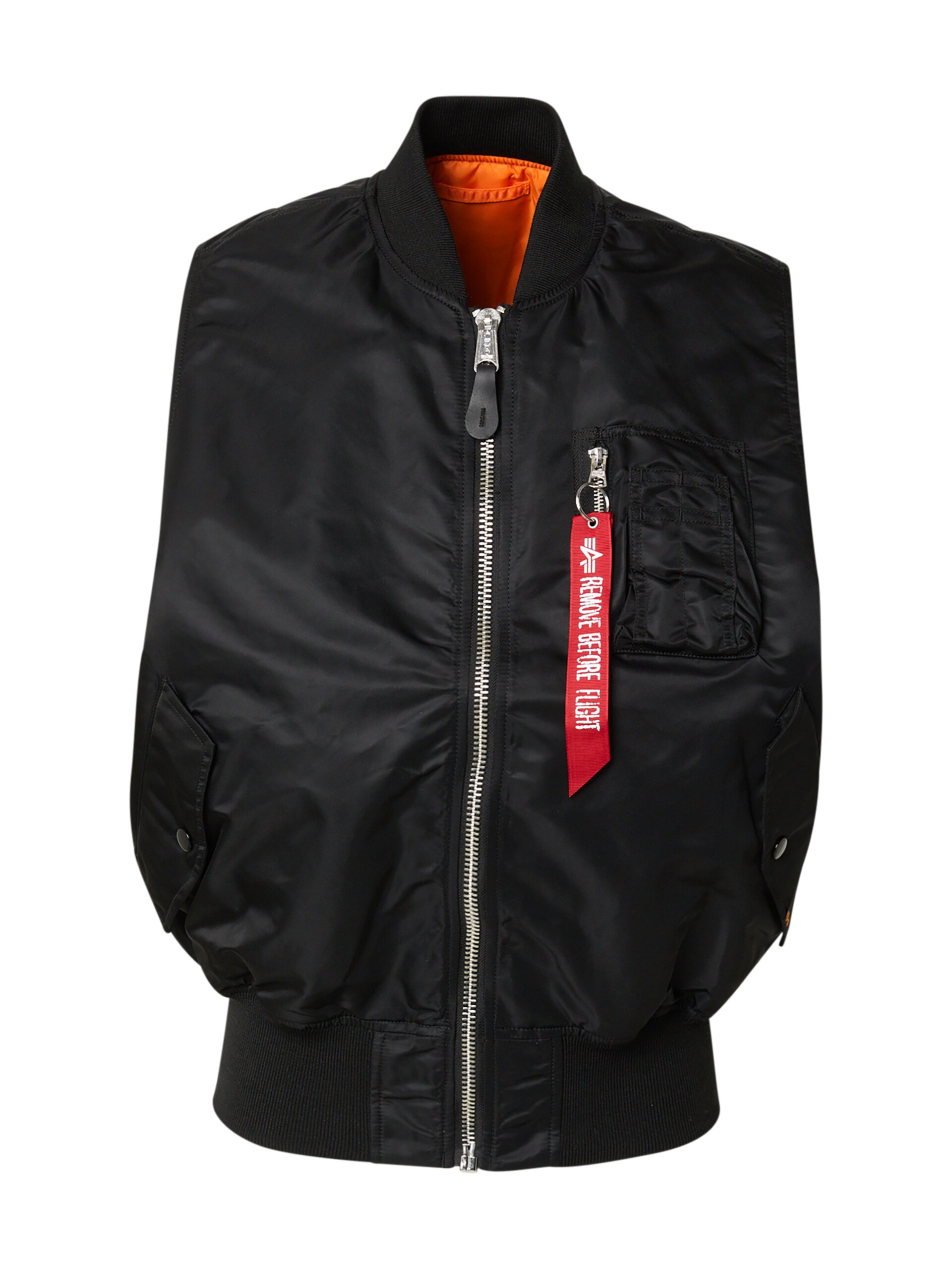 Alpha industries Väst 'MA-1' röd / svart herr