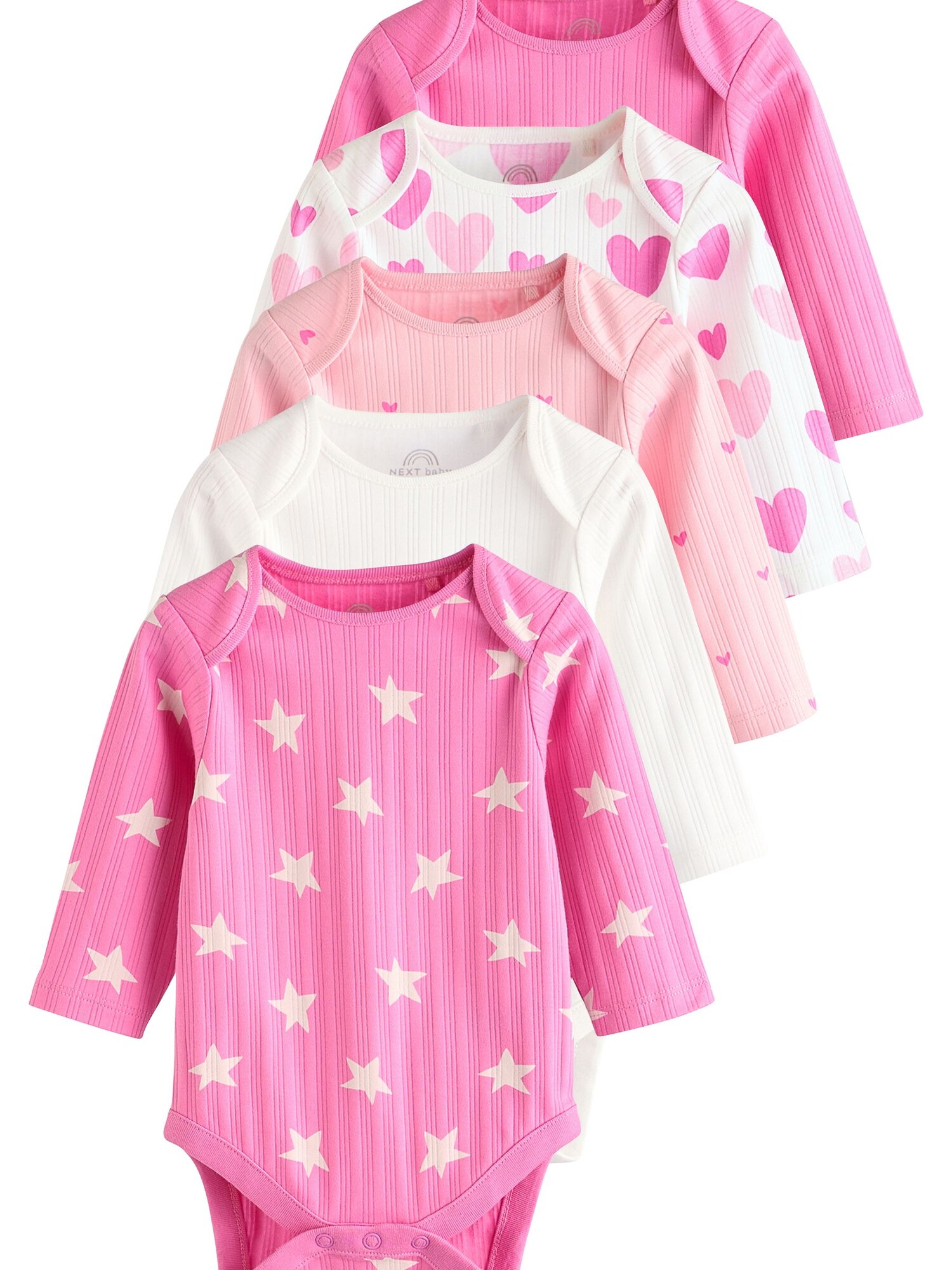 Next Salopetă/Body  roz / roz / roz pitaya / alb