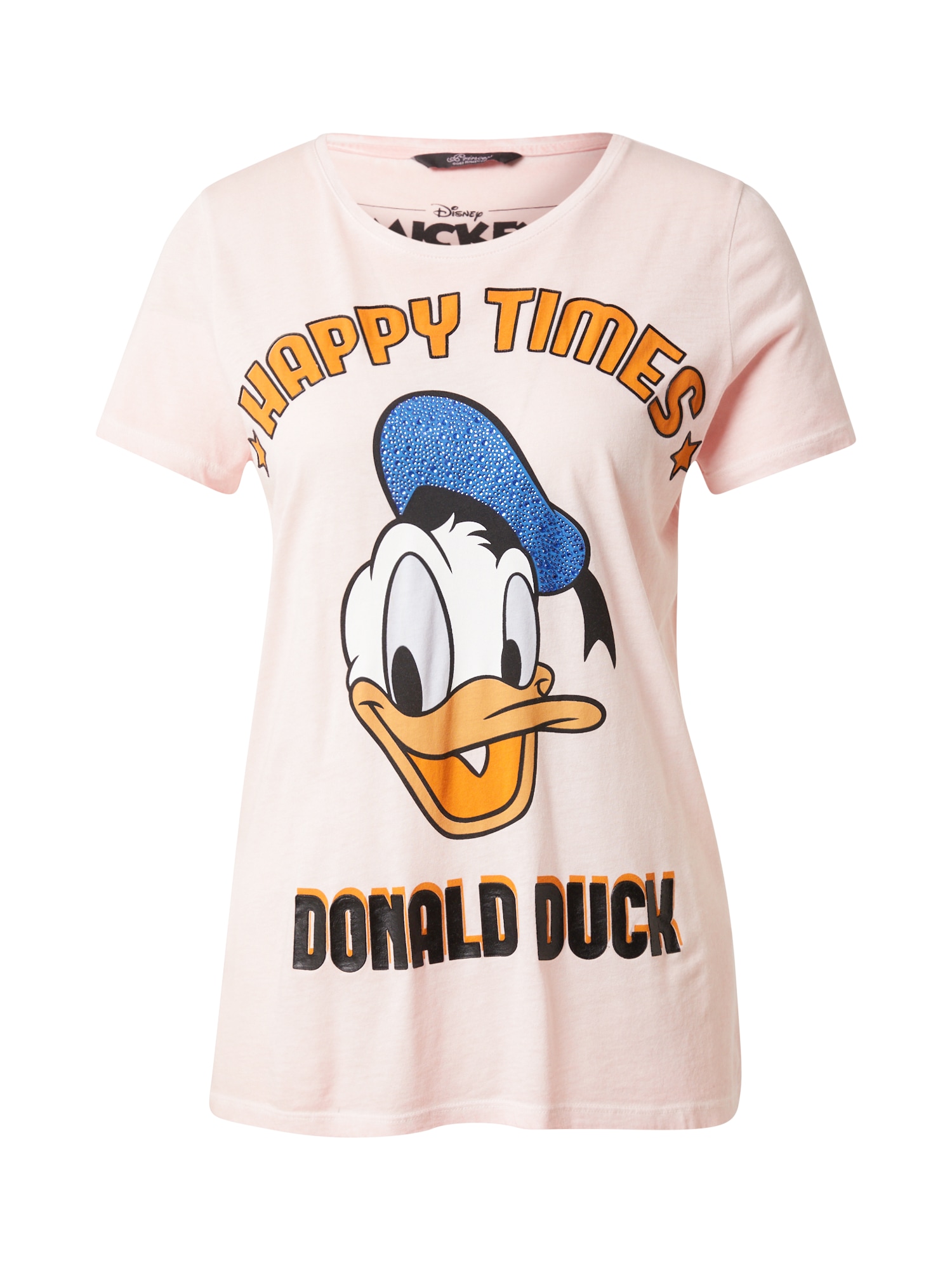 PRINCESS GOES HOLLYWOOD Marškinėliai 'Donald Duck' mėlyna / oranžinė / rožinė / juoda / balta