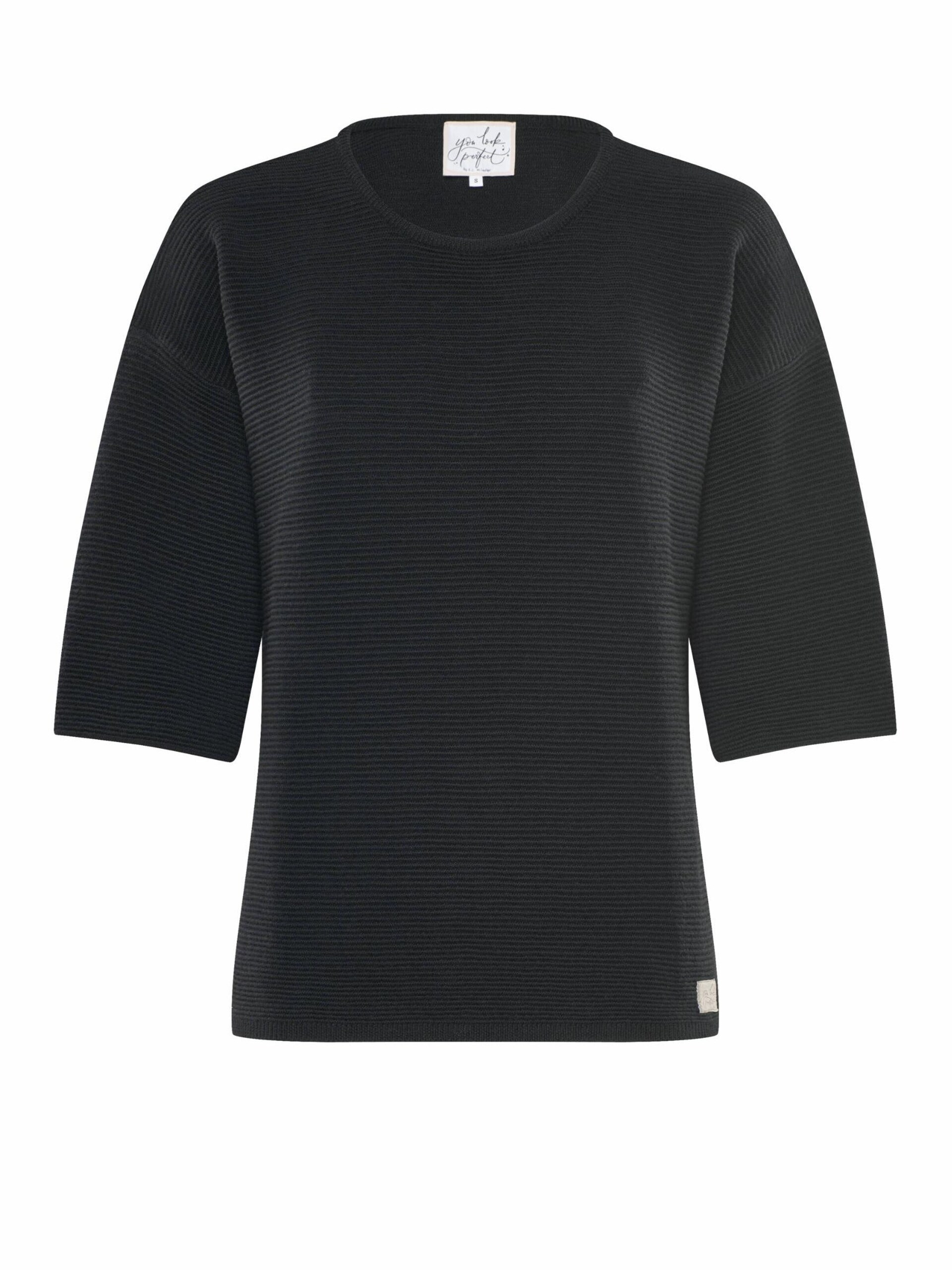 YOU LOOK PERFECT Tröja 'PULLOVER FAY Halbarm Pullover in Strukturstrick' dam