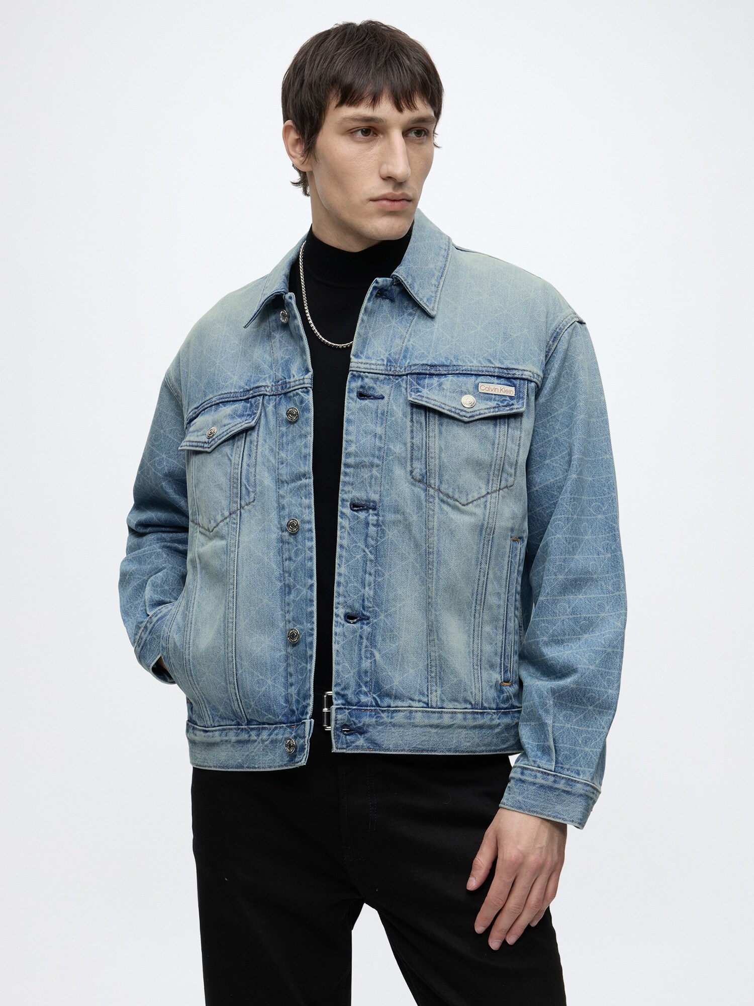 Calvin Klein Jeans Chaqueta de entretiempo '90S'  azul denim / azul claro – imagen 2