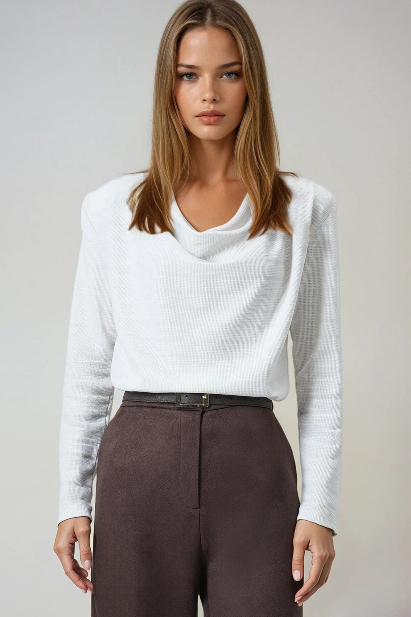 Trend Alaçatı Stili Camiseta beige