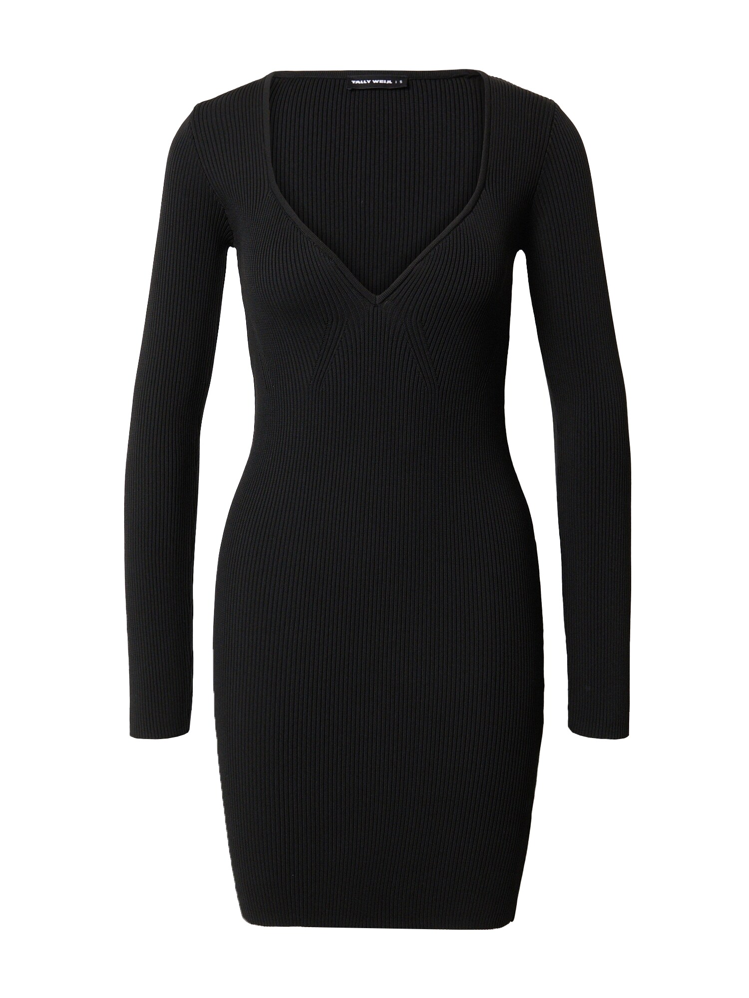 Tally Weijl Rochie tricotat  negru