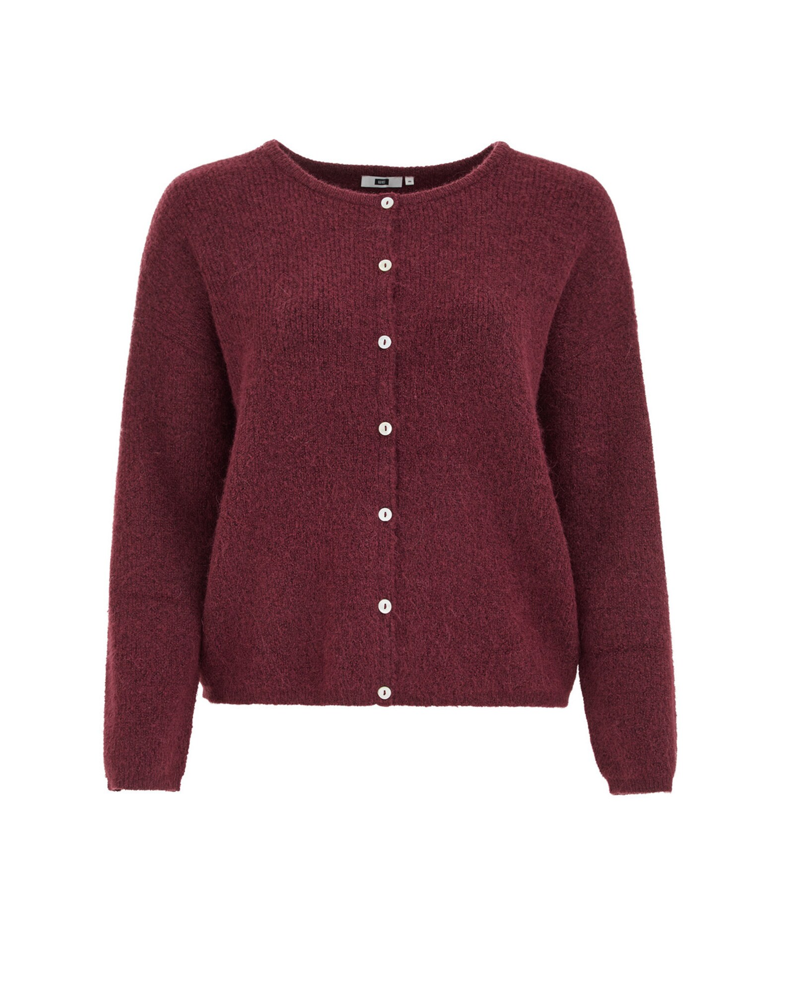 WE Fashion Sveter burgundská / vínovo červená