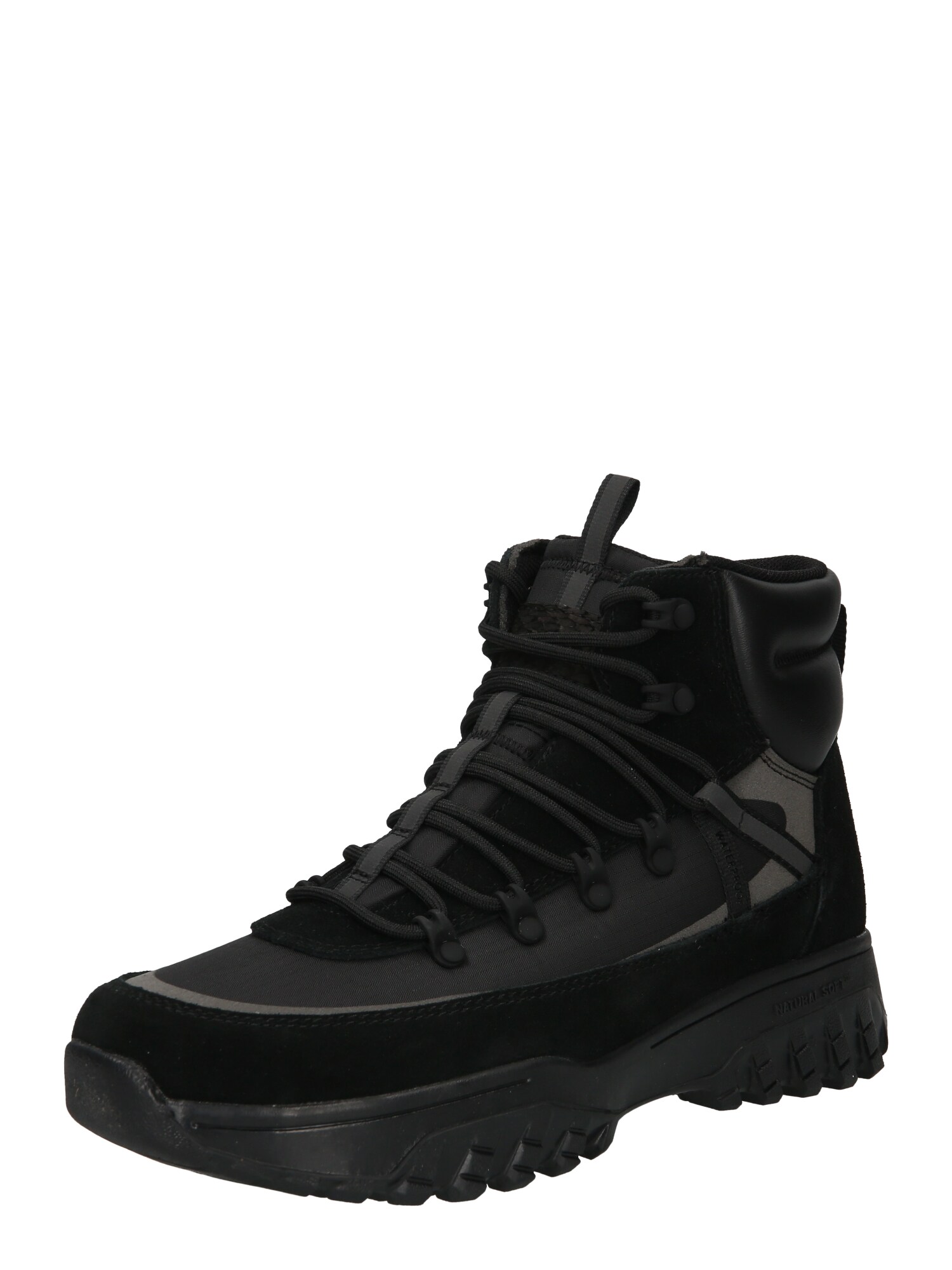 WODEN Botim com fivela 'Tessa'  cinzento / preto