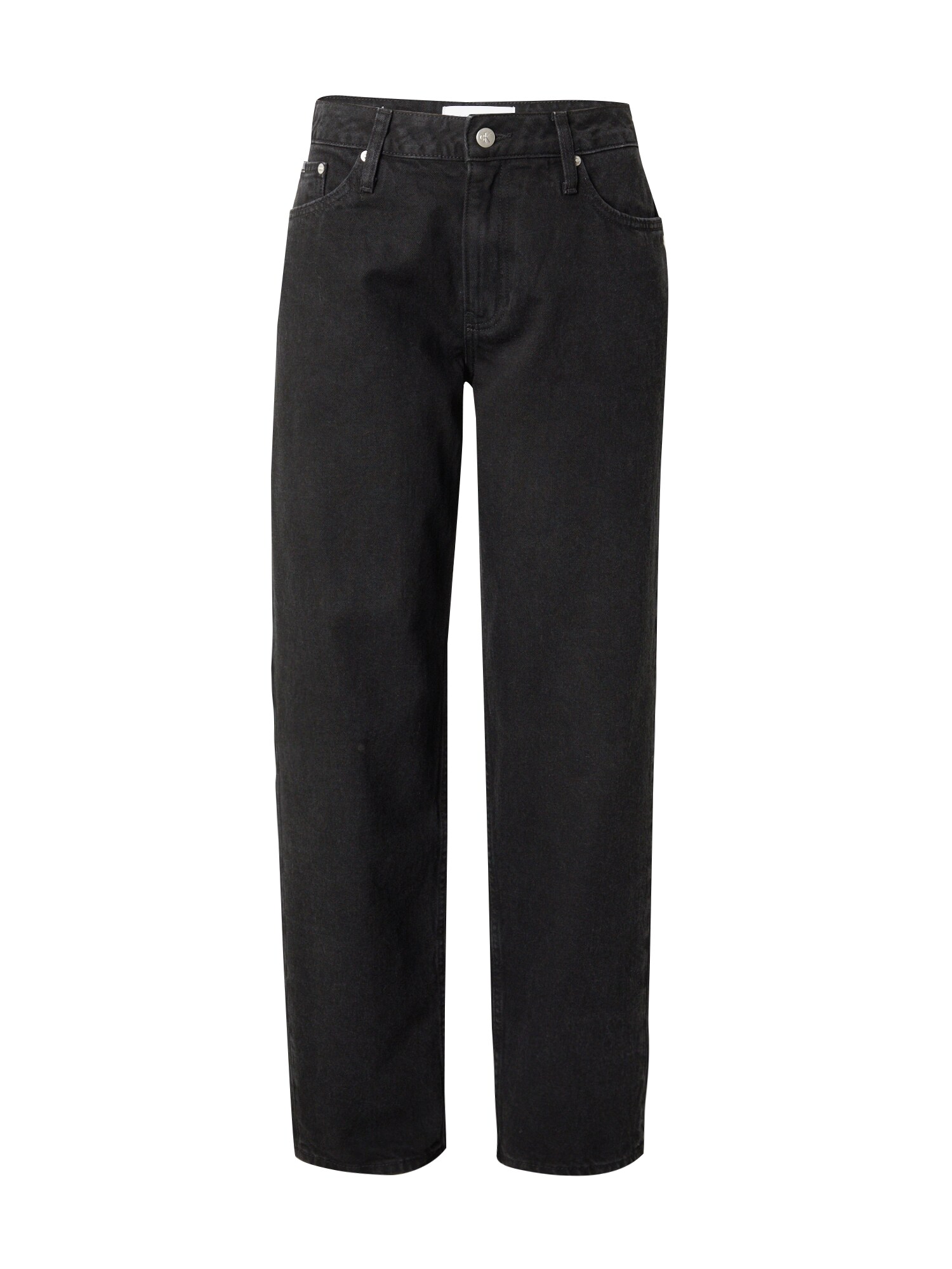 Calvin Klein Jeans Džínsy '90'S STRAIGHT'  čierny denim / biela