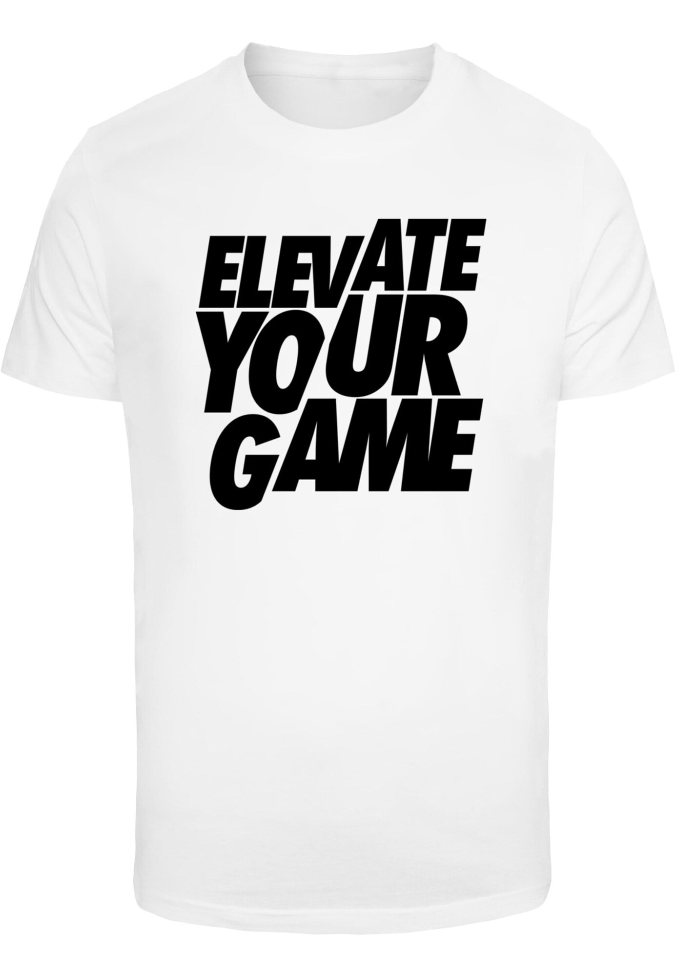 Mister Tee Tričko 'Elevate Your Game'  čierna / biela