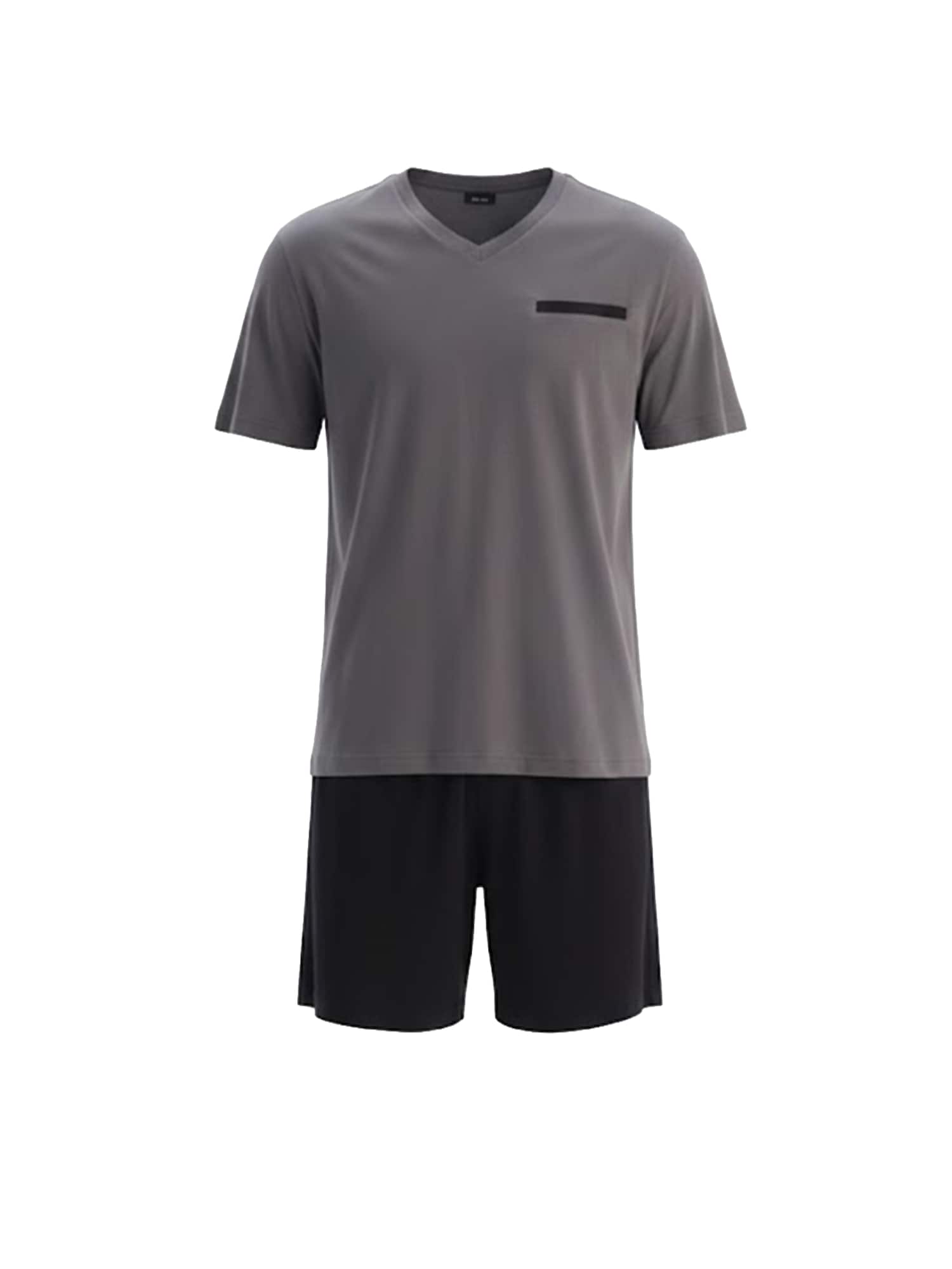 Dagi Pijama corto  gris oscuro / negro