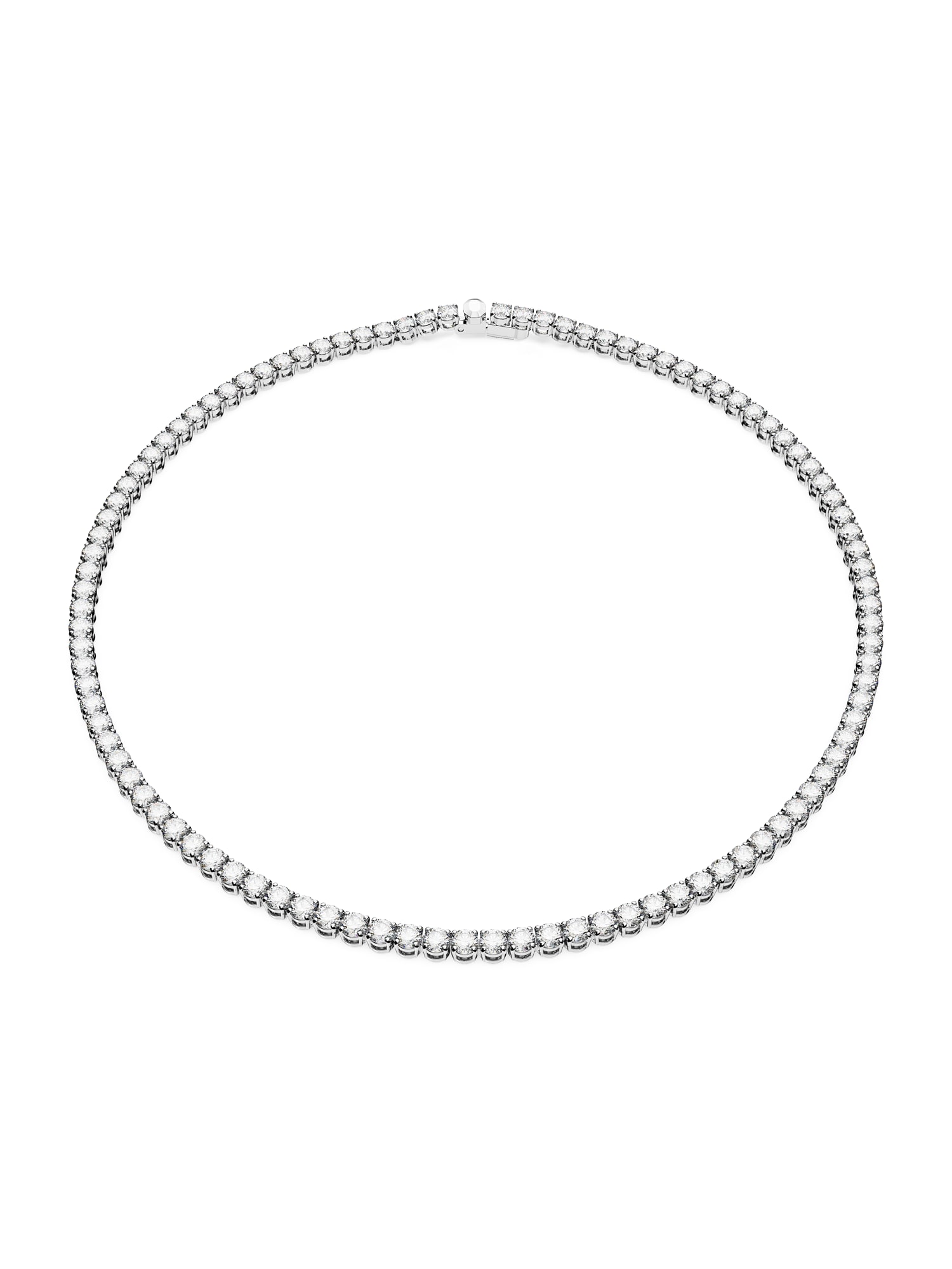 Swarovski Lánc 'Matrix Tennis necklace'  ezüst / átlátszó akciós termékkép 1