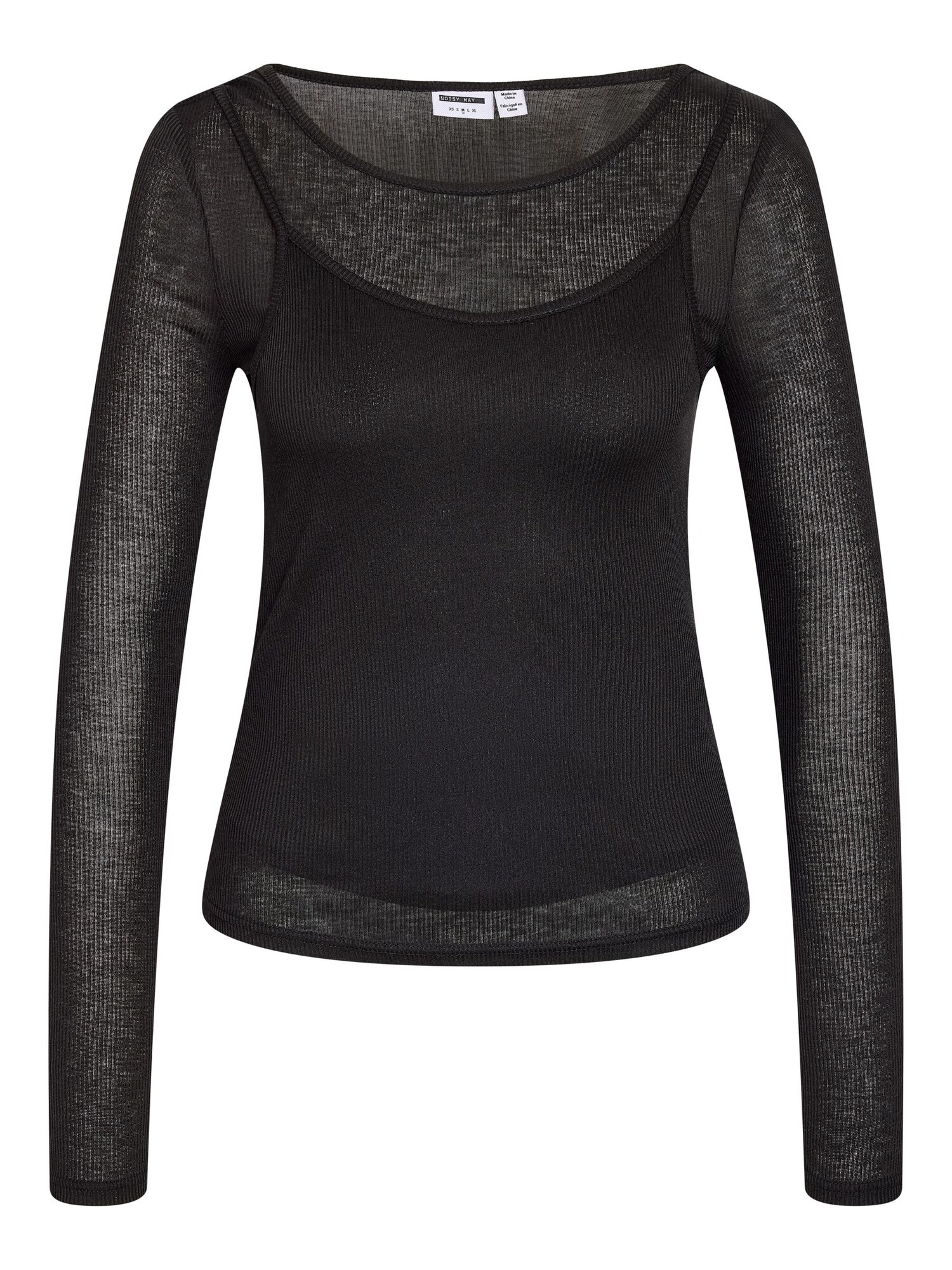 Noisy may Camiseta 'NMNusa'  negro