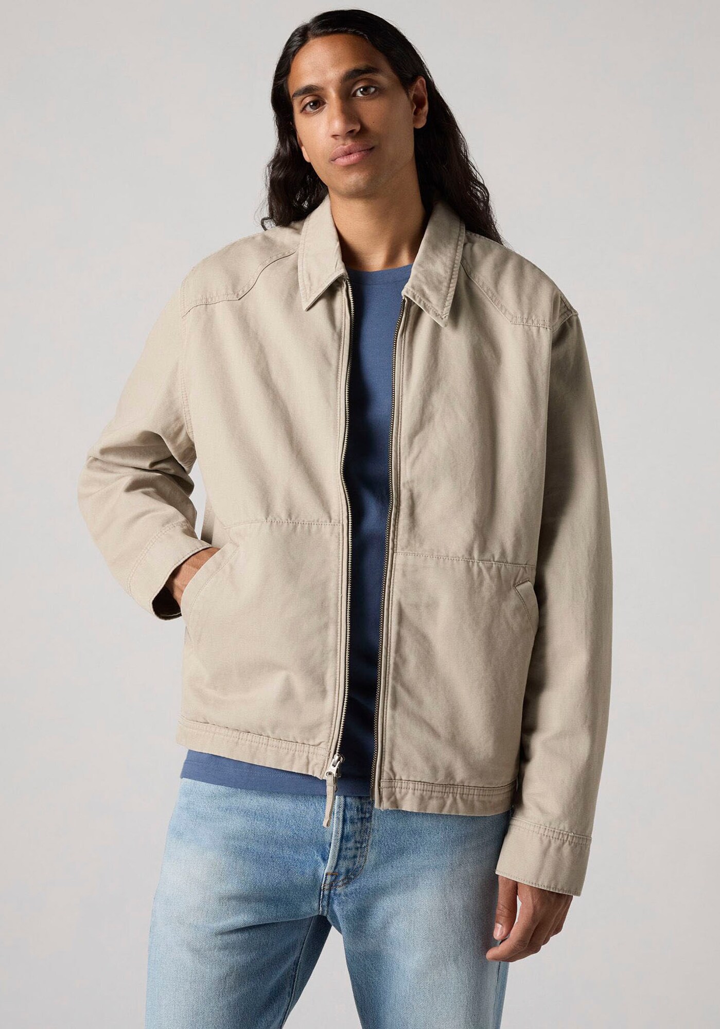 LEVI'S ® Prechodná bunda béžová (obrázok 3)