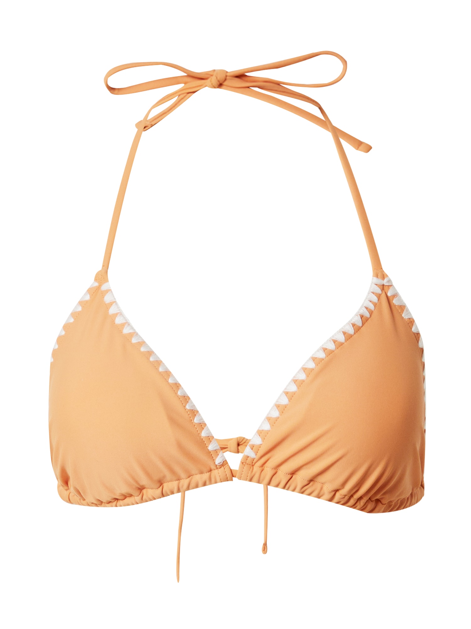 Guido Maria Kretschmer Collection Bikinio viršutinė dalis 'Tammy' oranžinė / balta
