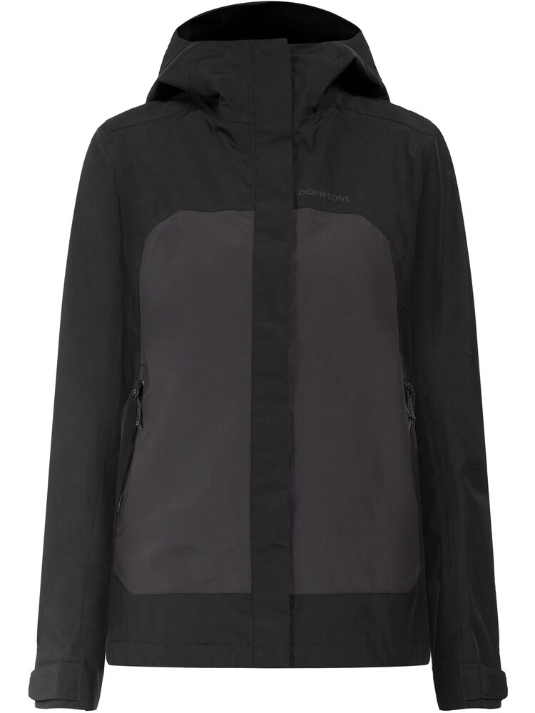 Didriksons Outdoorjacke 'GRIT WNS ' Damen Größe XL grau / schwarz