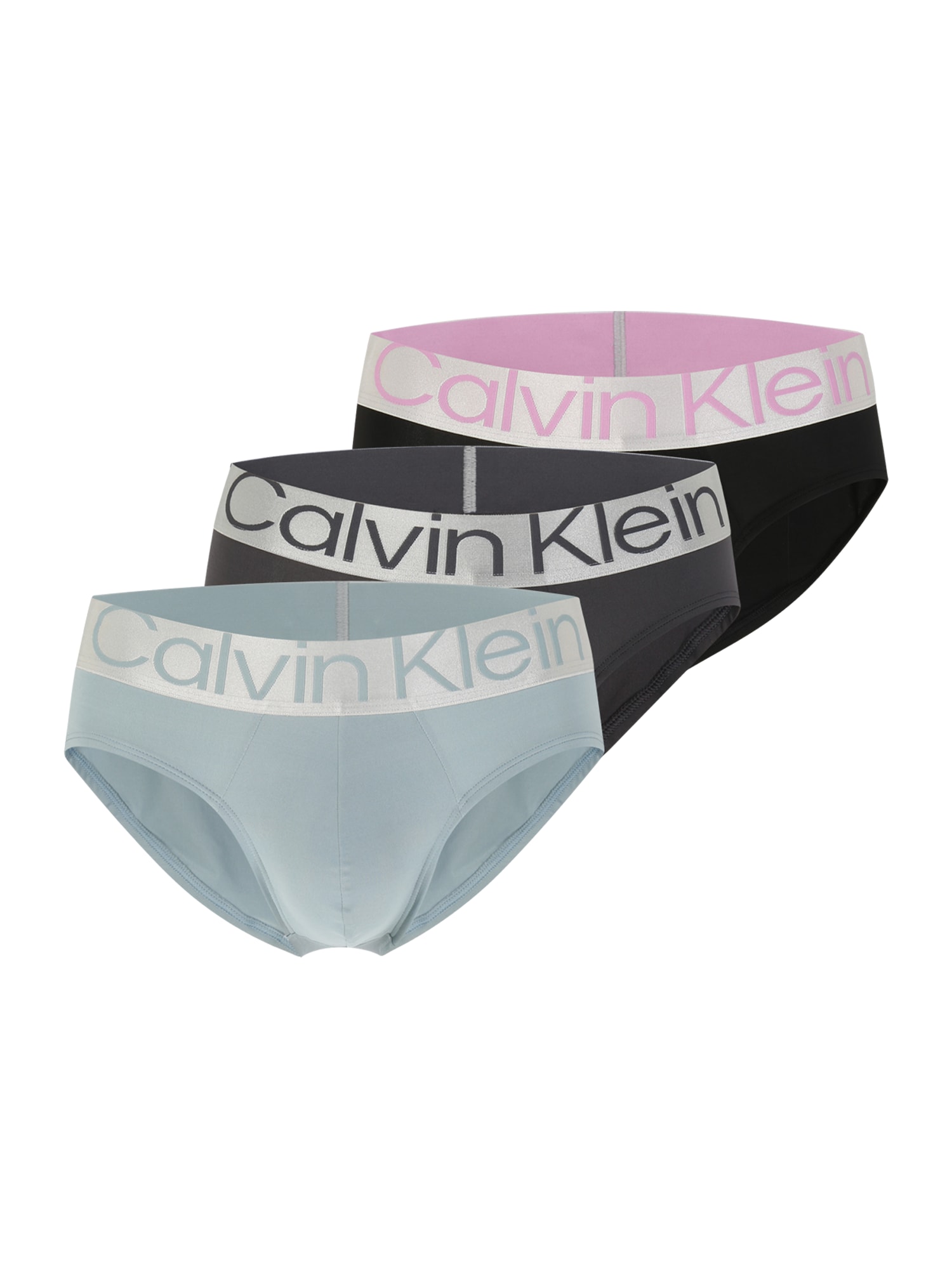 Calvin Klein Underwear Slip  világoskék / antracit / fekete / ezüst