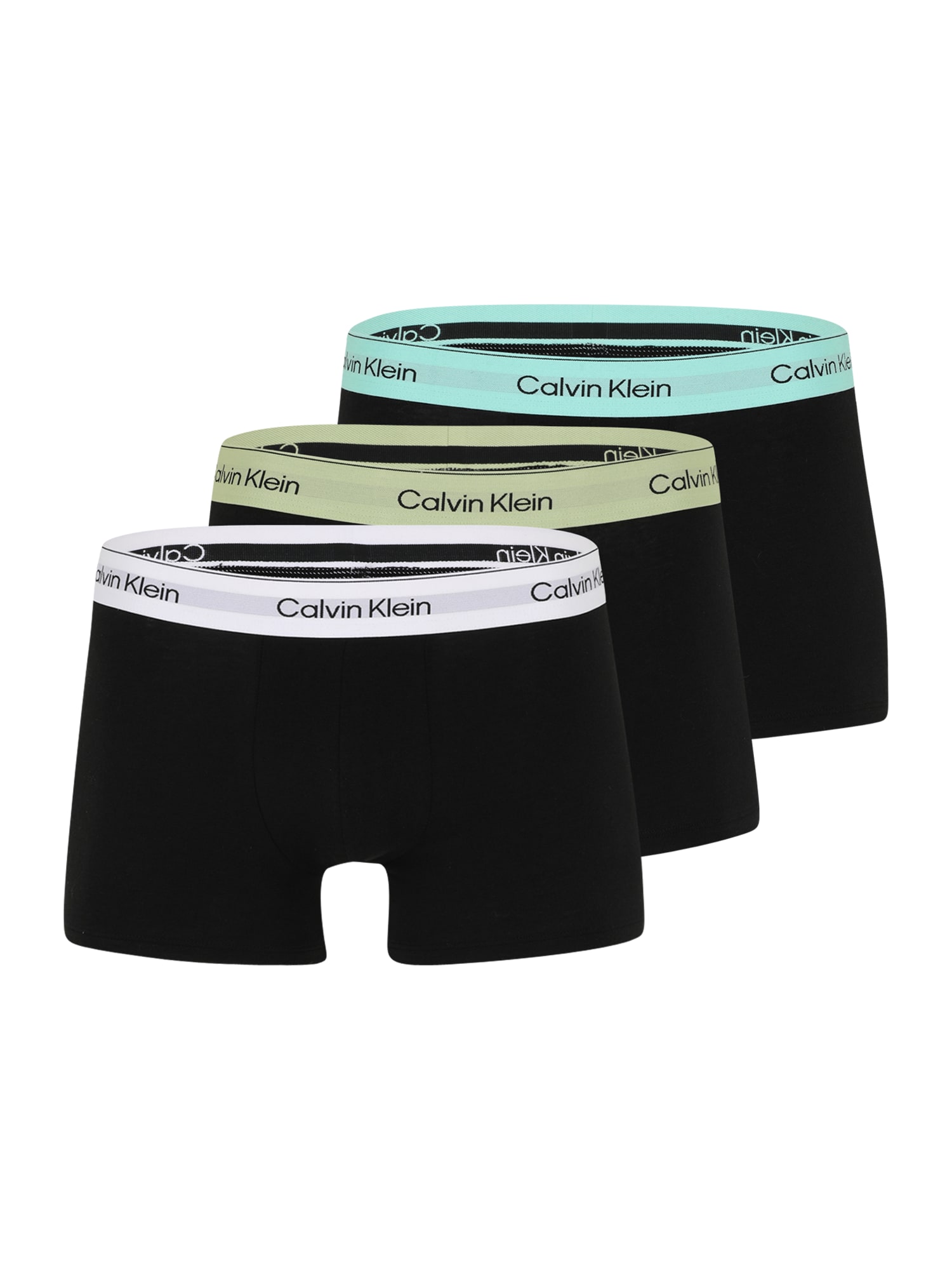 Calvin Klein Underwear Boxeralsók  türkiz / pasztellzöld / fekete / fehér akciós termékkép 1