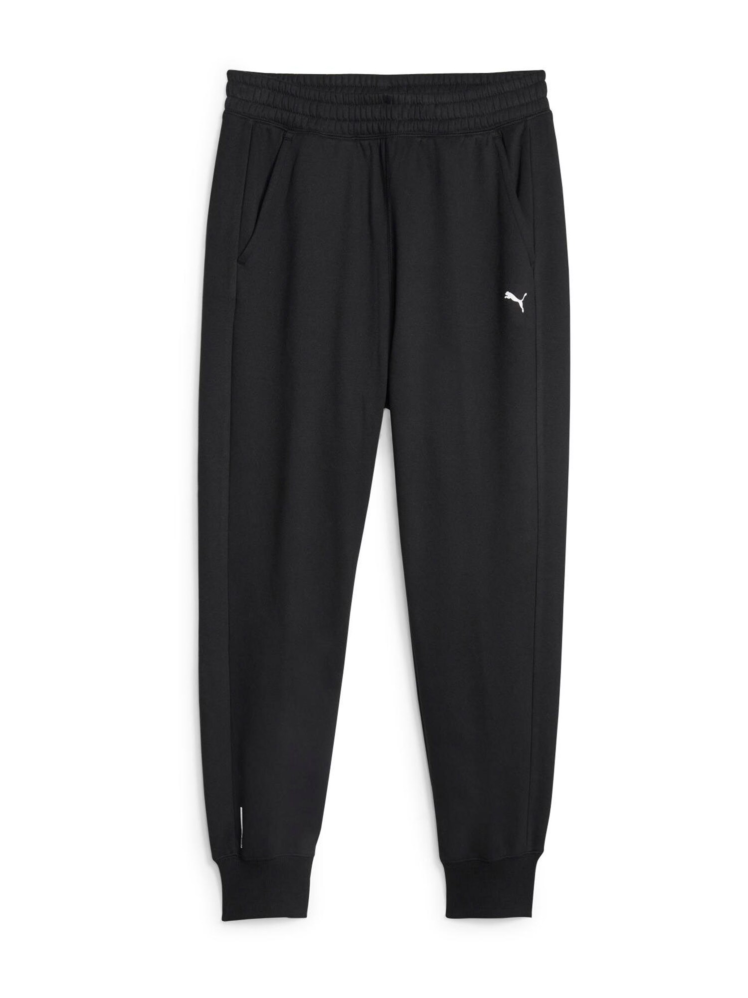 PUMA Športne hlače  črna / bela
