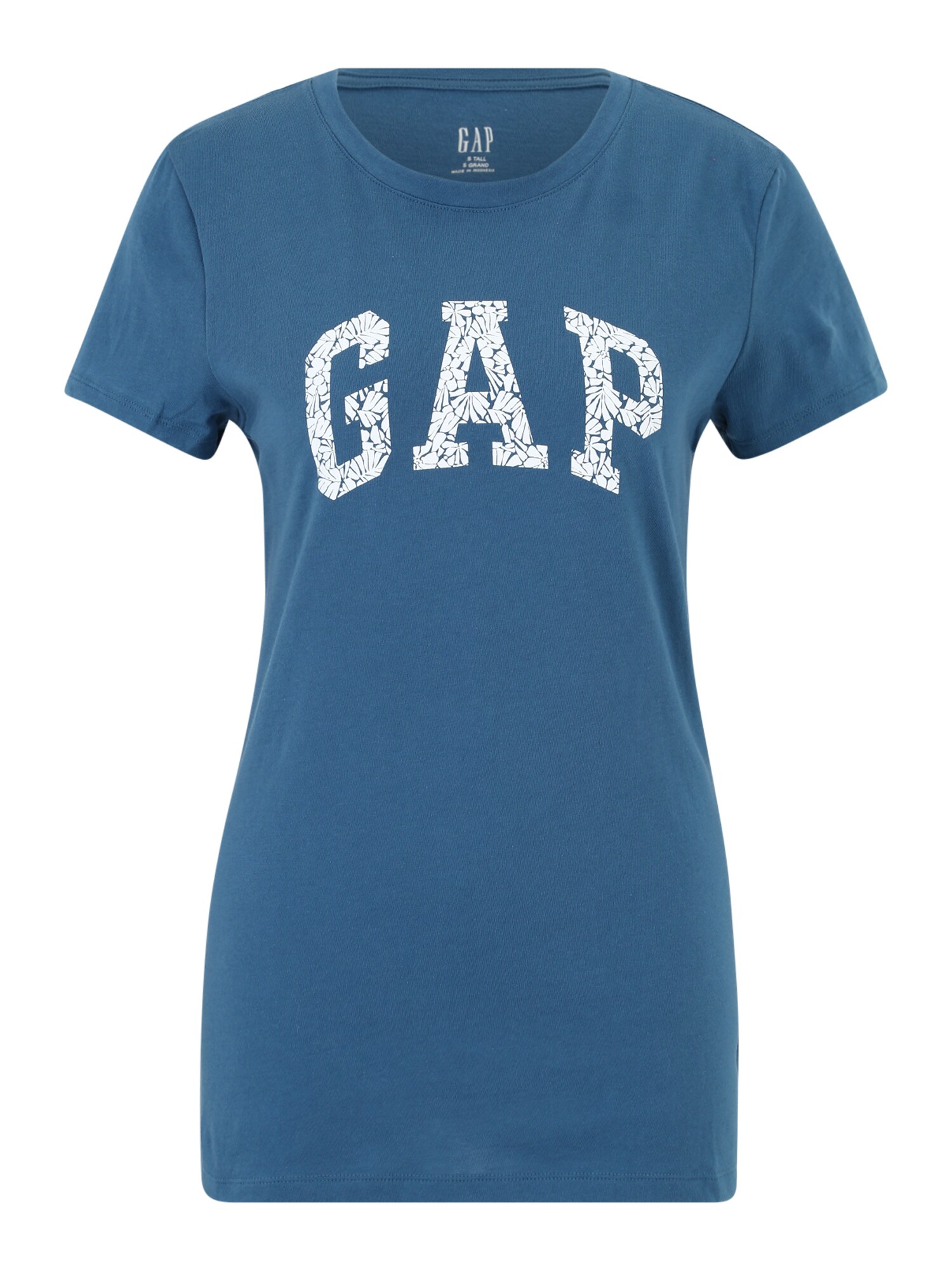 Gap Tall Marškinėliai 'NOVELTY FILL' melsvai pilka / balta