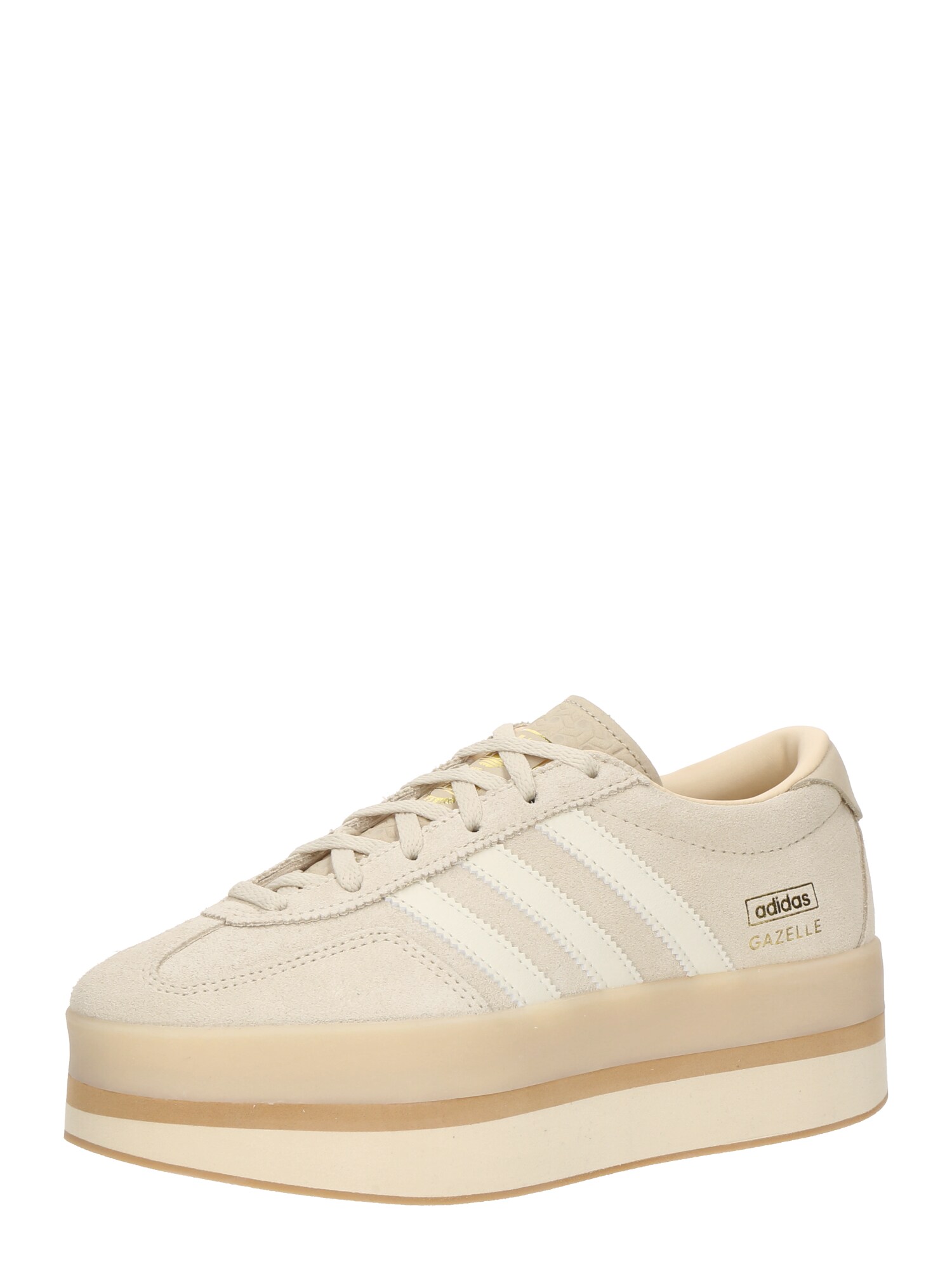 ADIDAS ORIGINALS Sneaker low GAZELLE STACK  nisipiu / auriu / alb