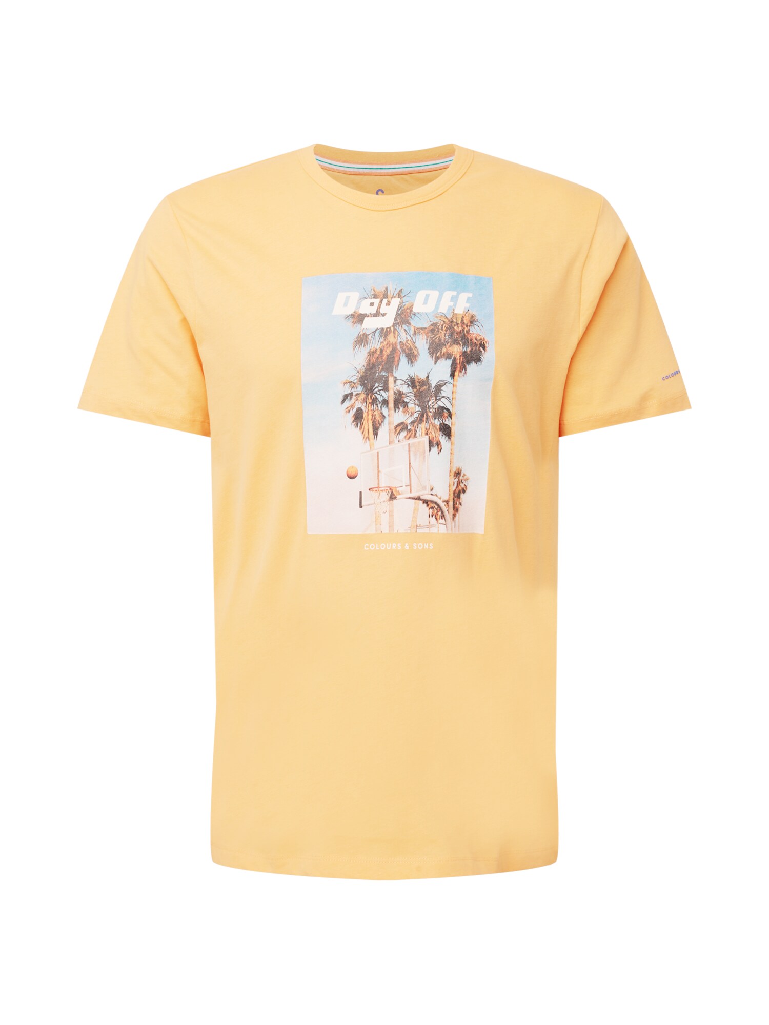 COLOURS & SONS Marškinėliai šviesiai oranžinė / mišrios spalvos