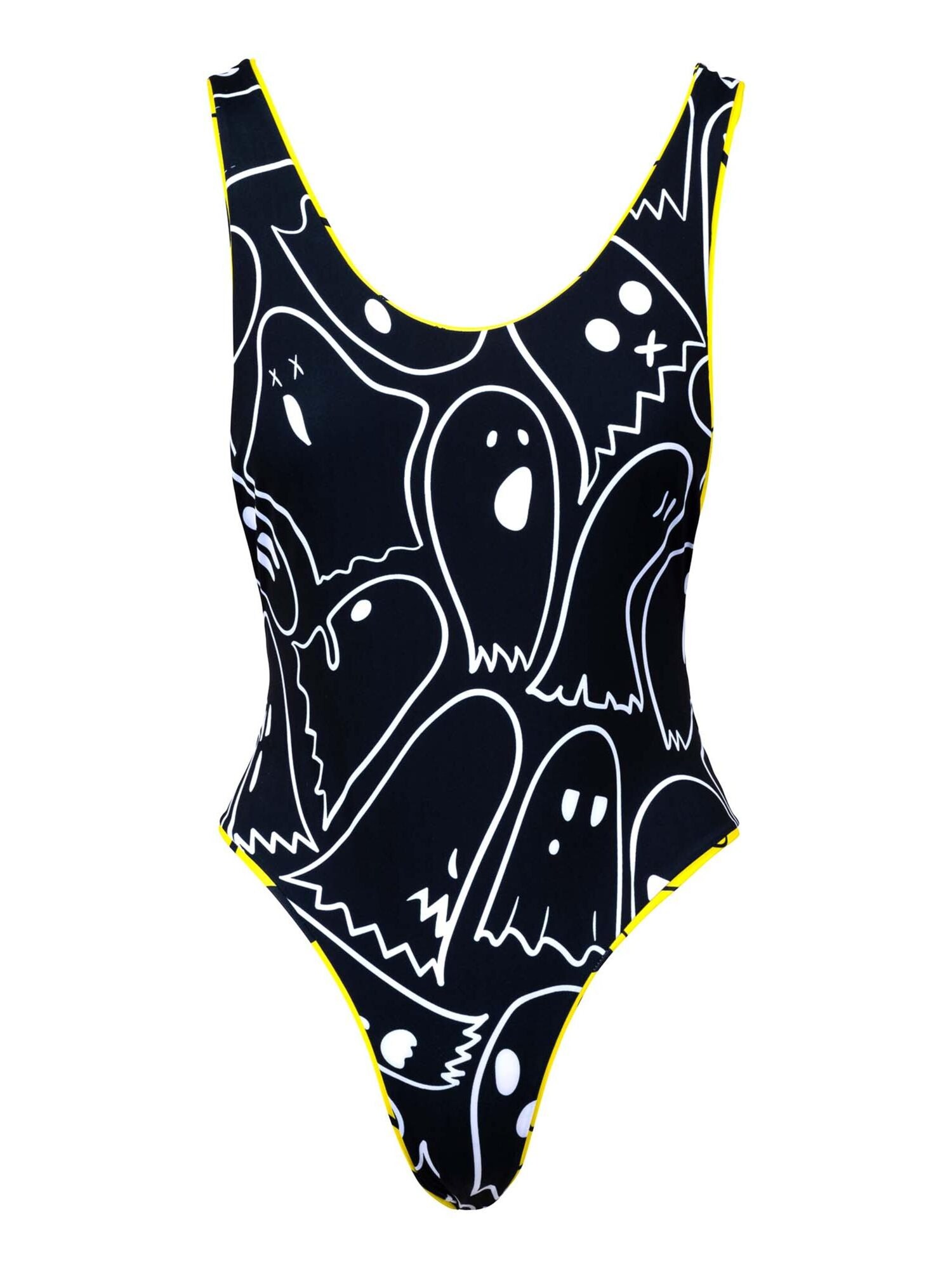 Kalaia Traje de baño 'Racer Back Reversible Swimsuit'  negro