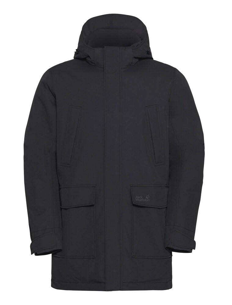 JACK WOLFSKIN Parka Herren Größe S schwarz