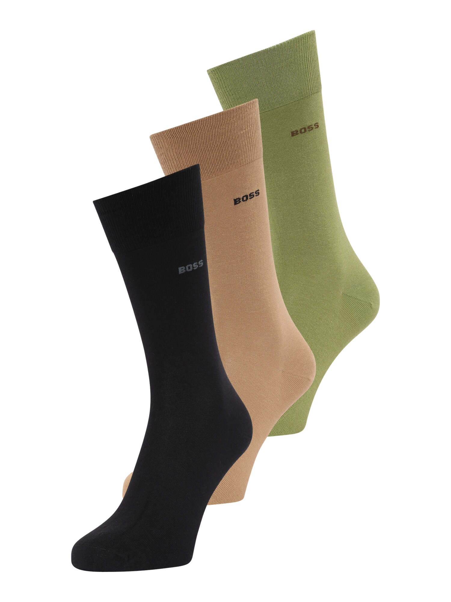 BOSS Zokni  cappuccinobarna / kiwi / fekete akciós termékkép 1