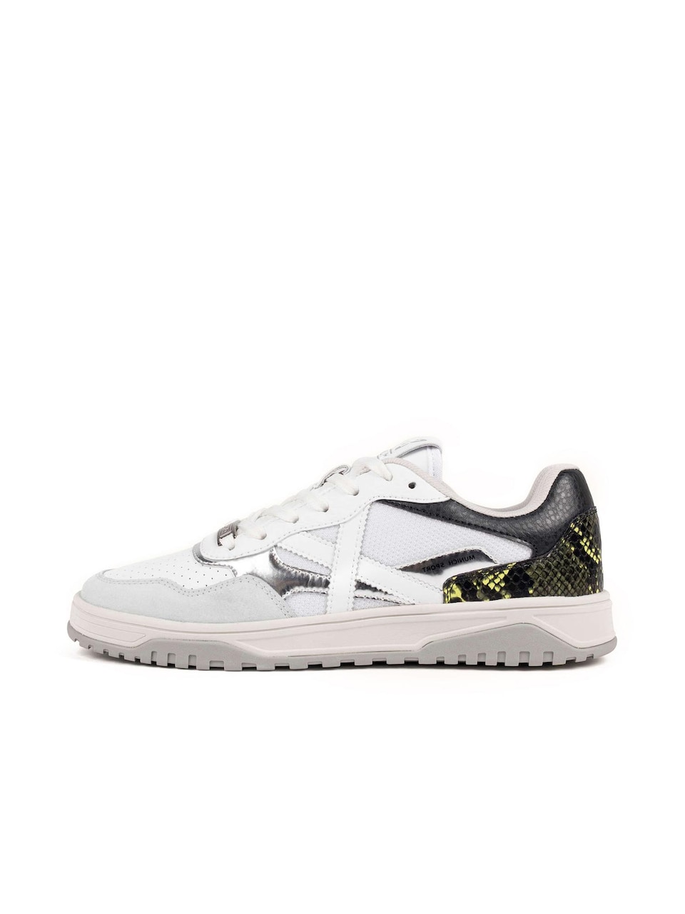 Låg sneaker 'Tennez' gul / antracit / ljusgrå