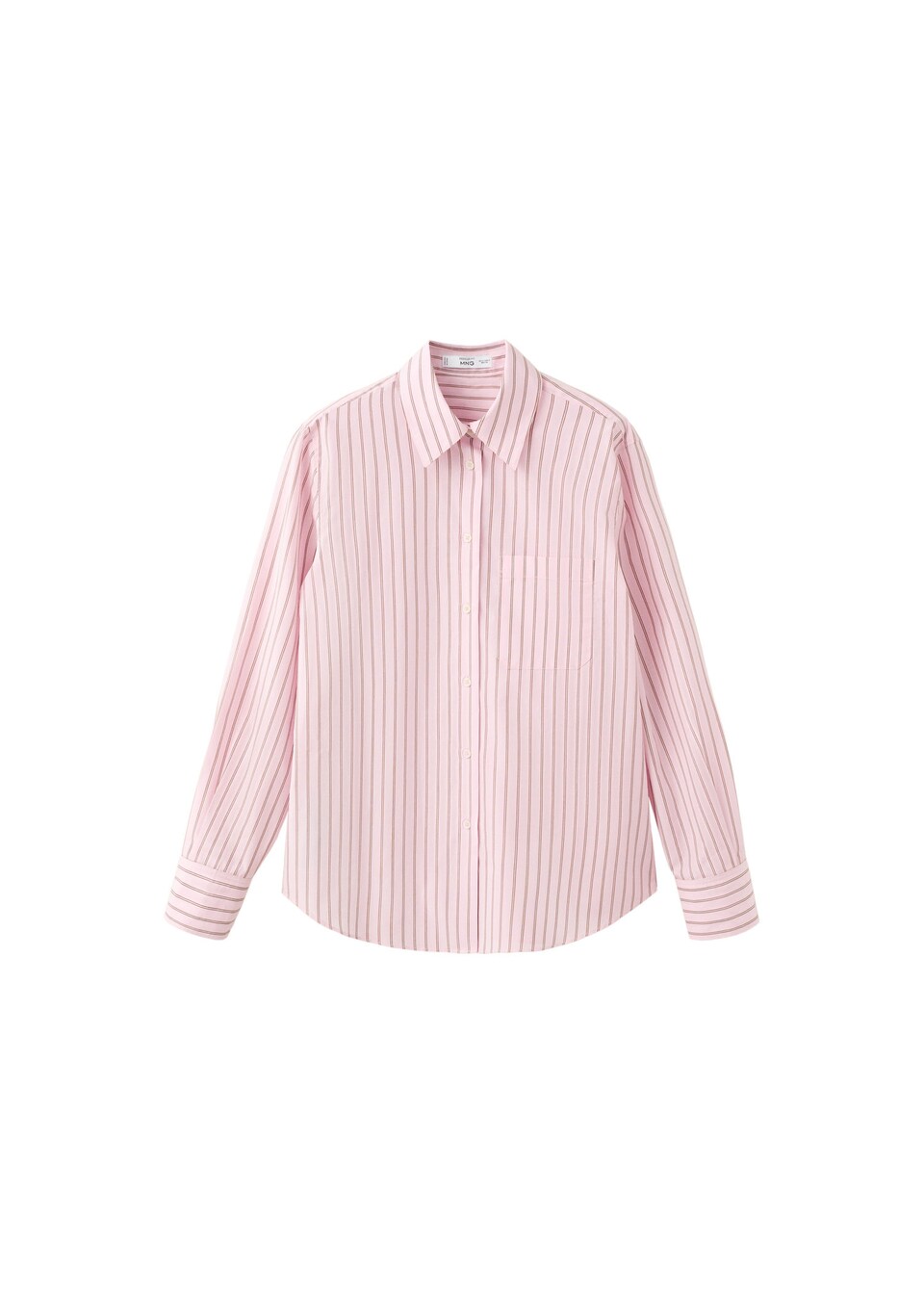 Blus brun / rosa / svart