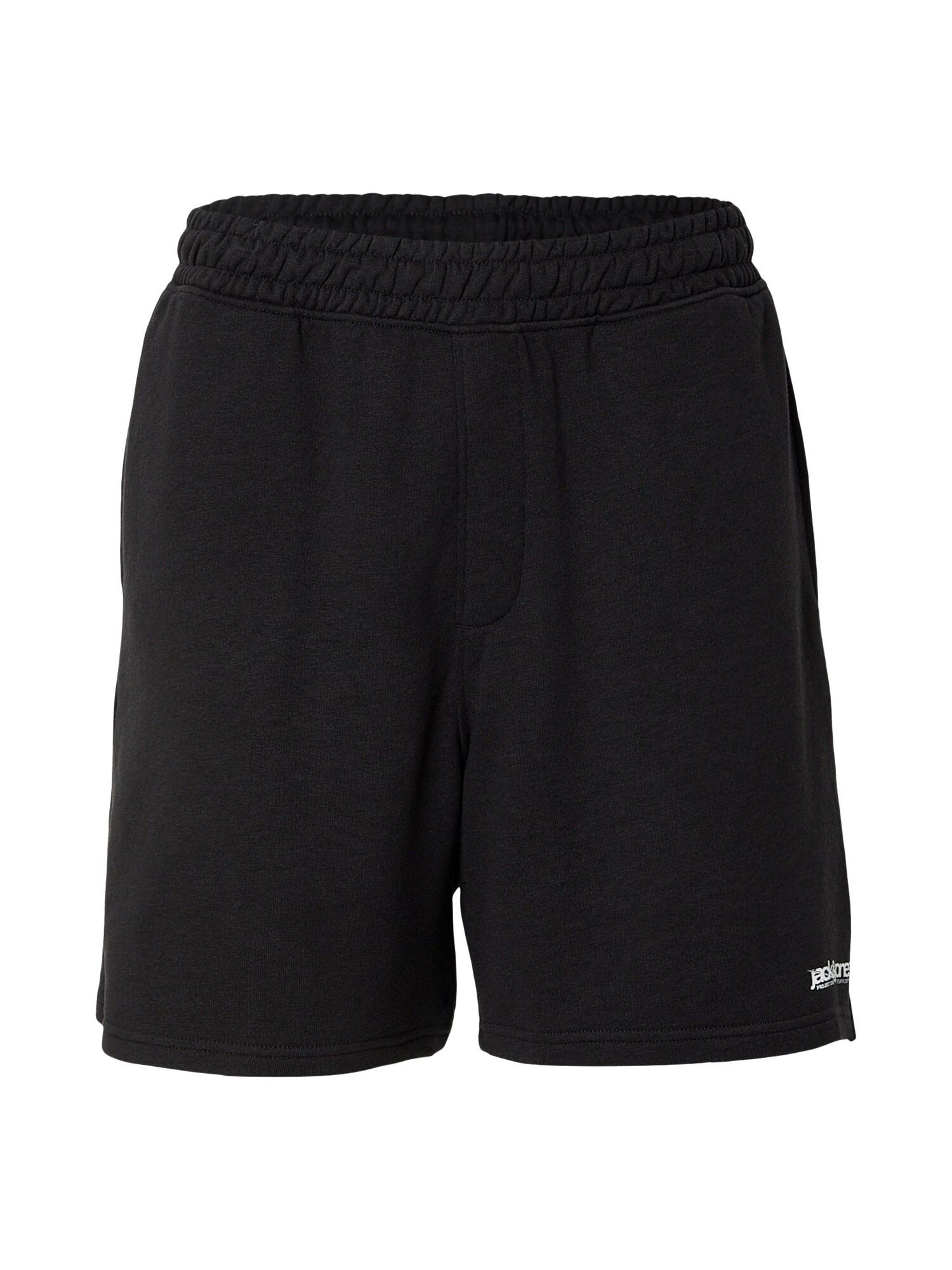 JACK & JONES Nohavice 'JWHKARL UNION'  čierna / biela